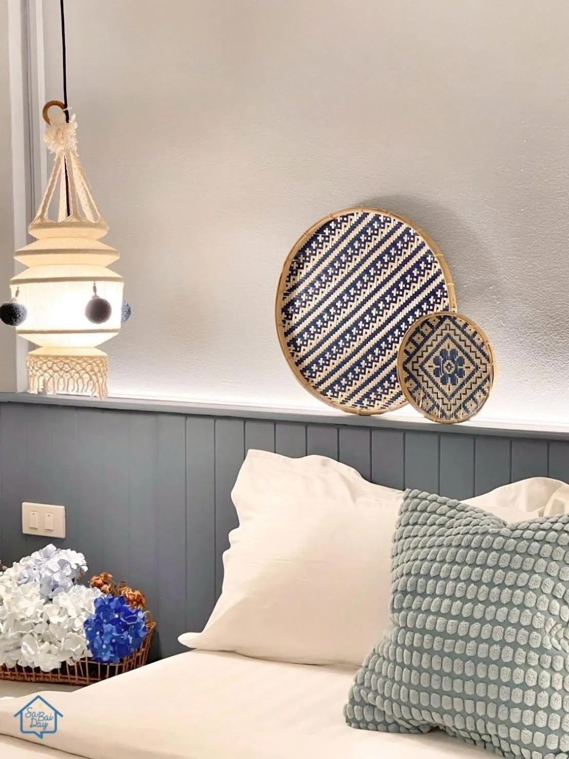 Bed in Sabaiday Guesthouse Nimman