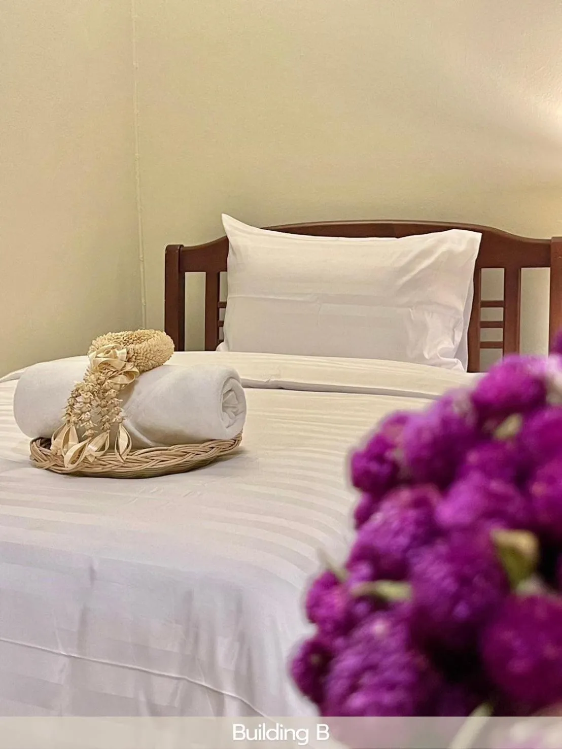 Bed in Sabaiday Guesthouse Nimman