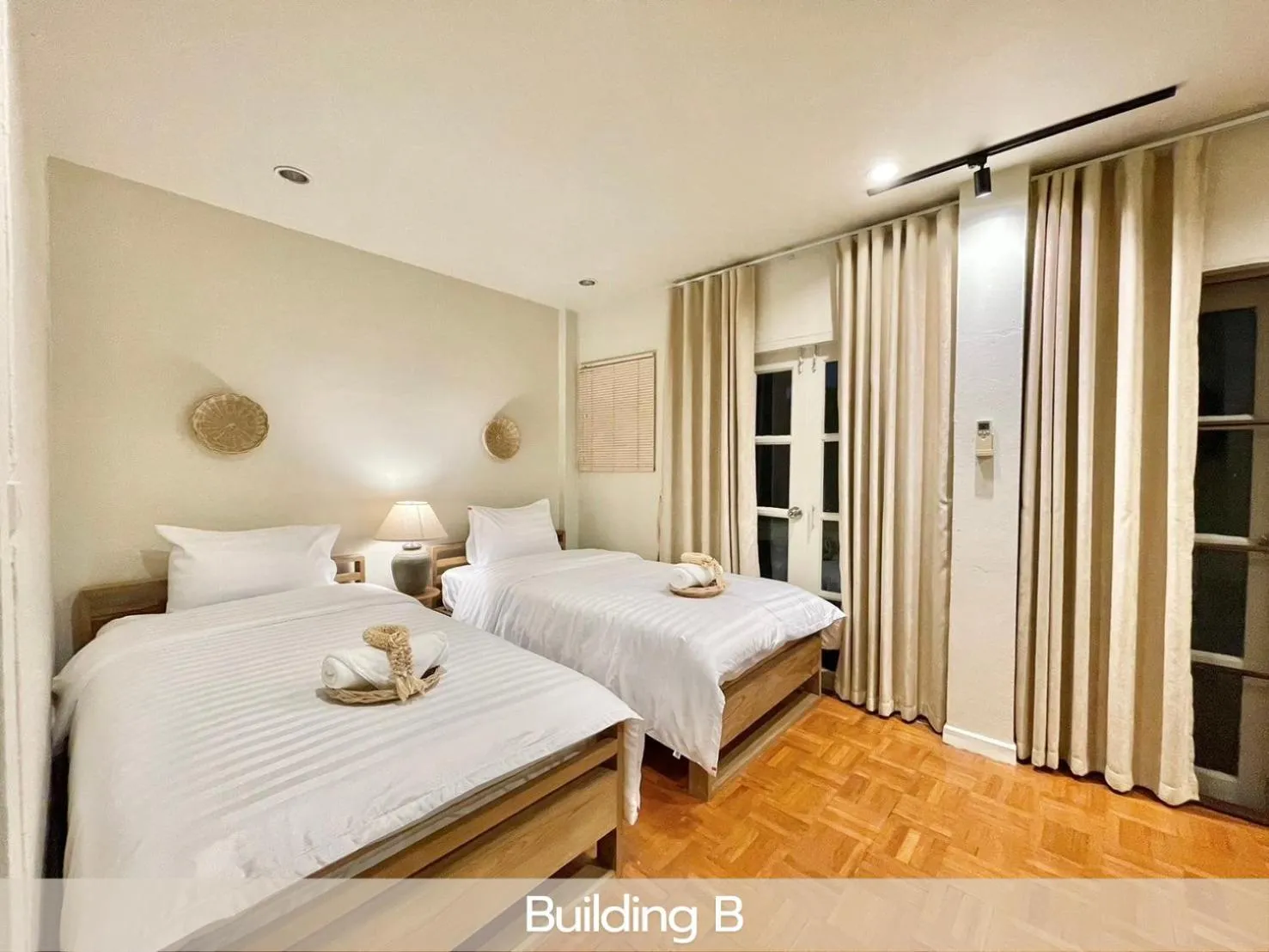 Bed in Sabaiday Guesthouse Nimman