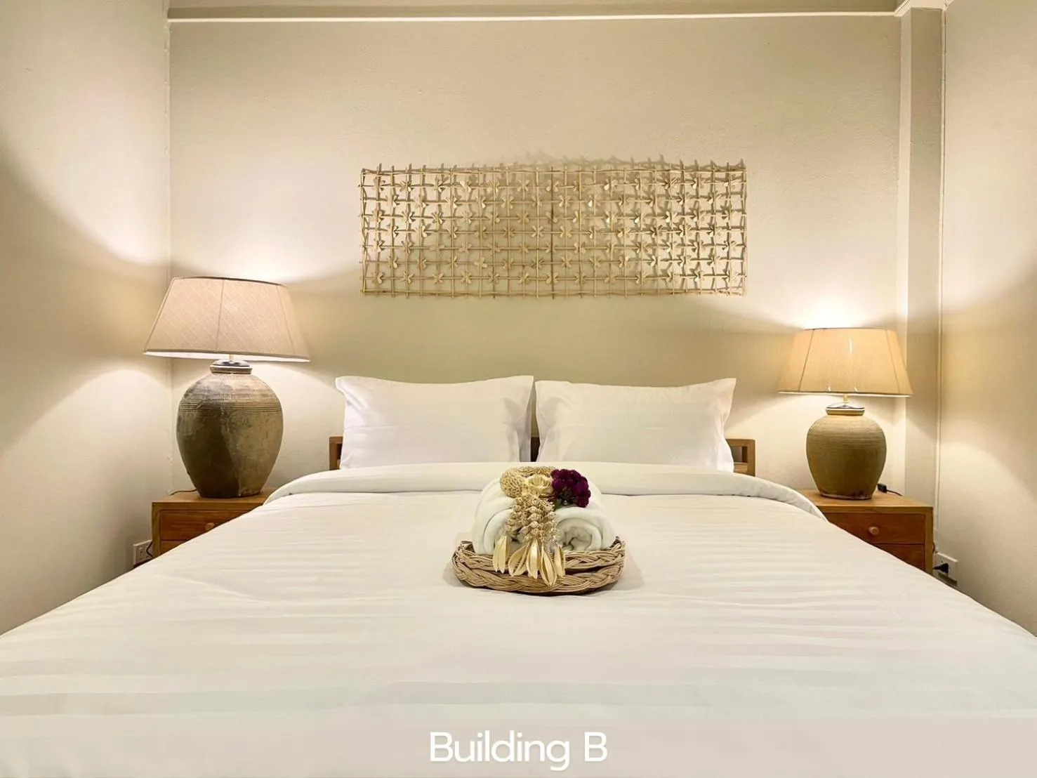 Bed in Sabaiday Guesthouse Nimman