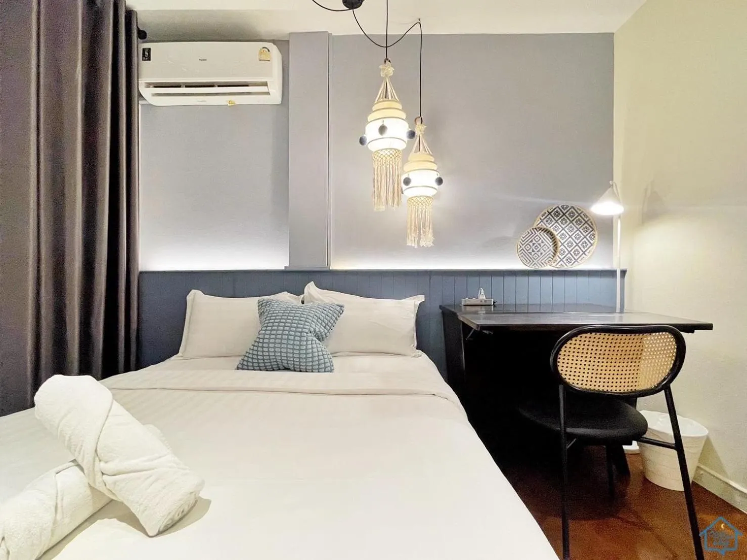 Bed in Sabaiday Guesthouse Nimman