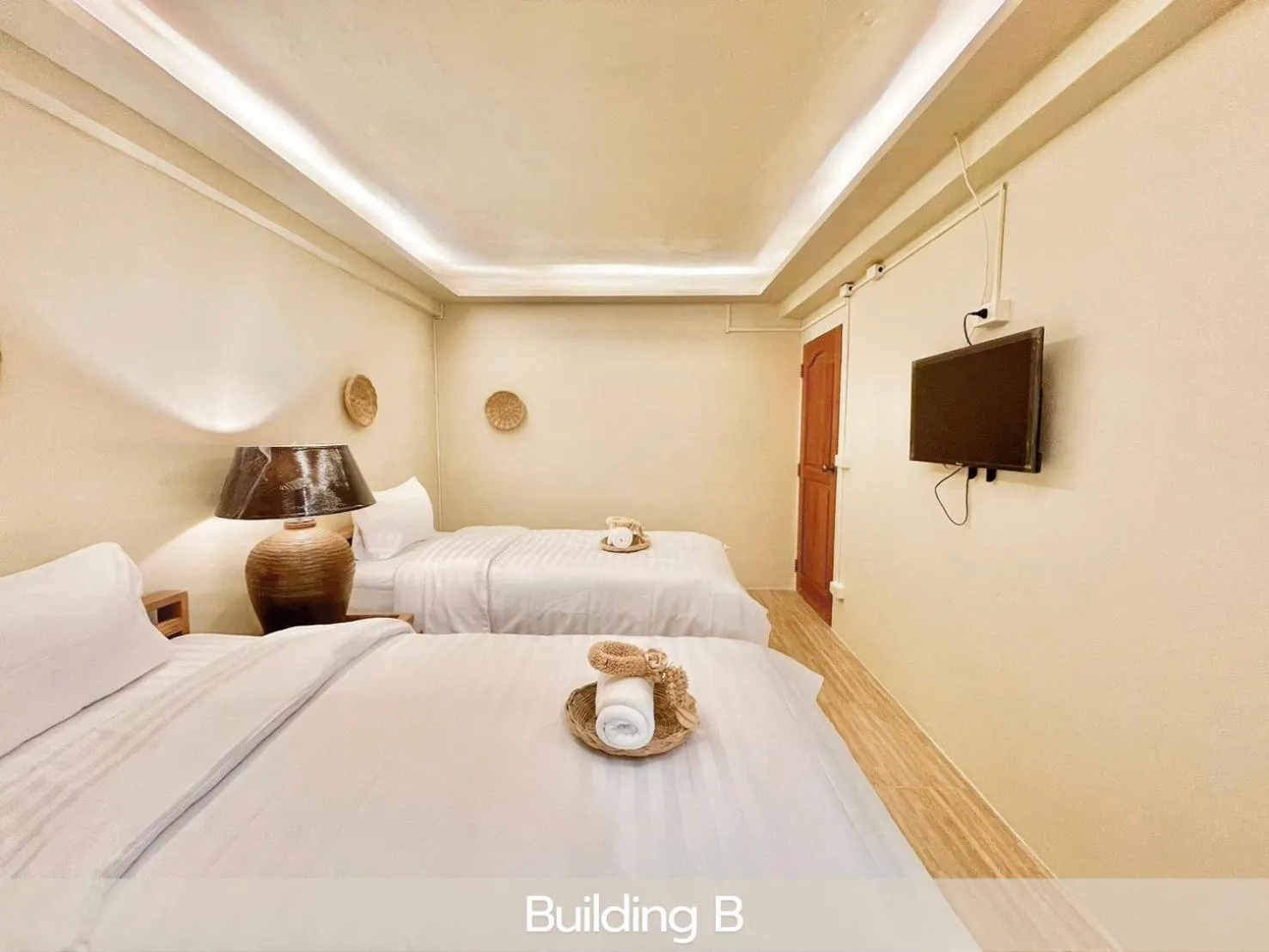 Bed in Sabaiday Guesthouse Nimman