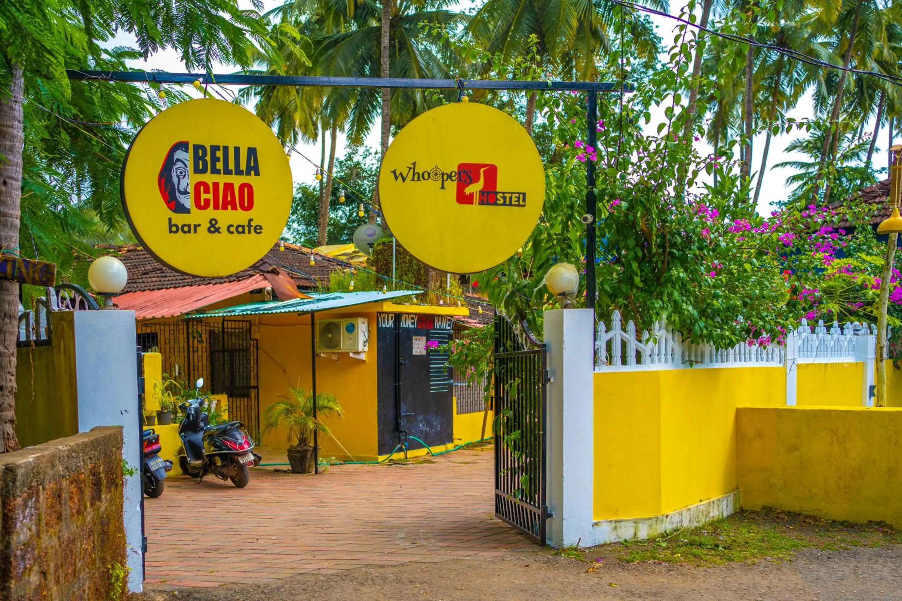 Property logo or sign in Whoopers Hostel Palolem