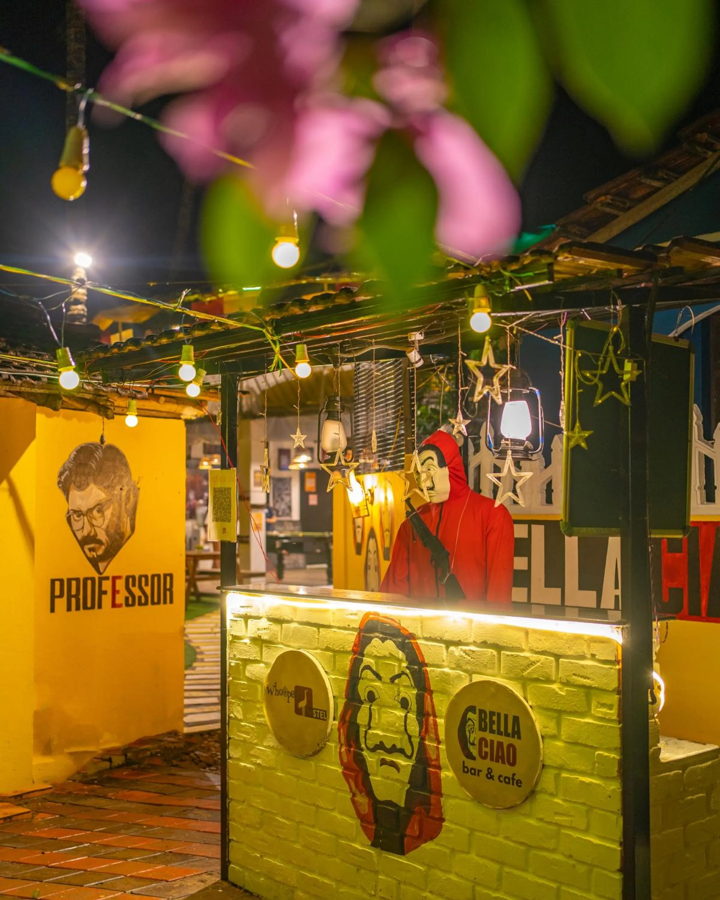 Lounge or bar in Whoopers Hostel Palolem