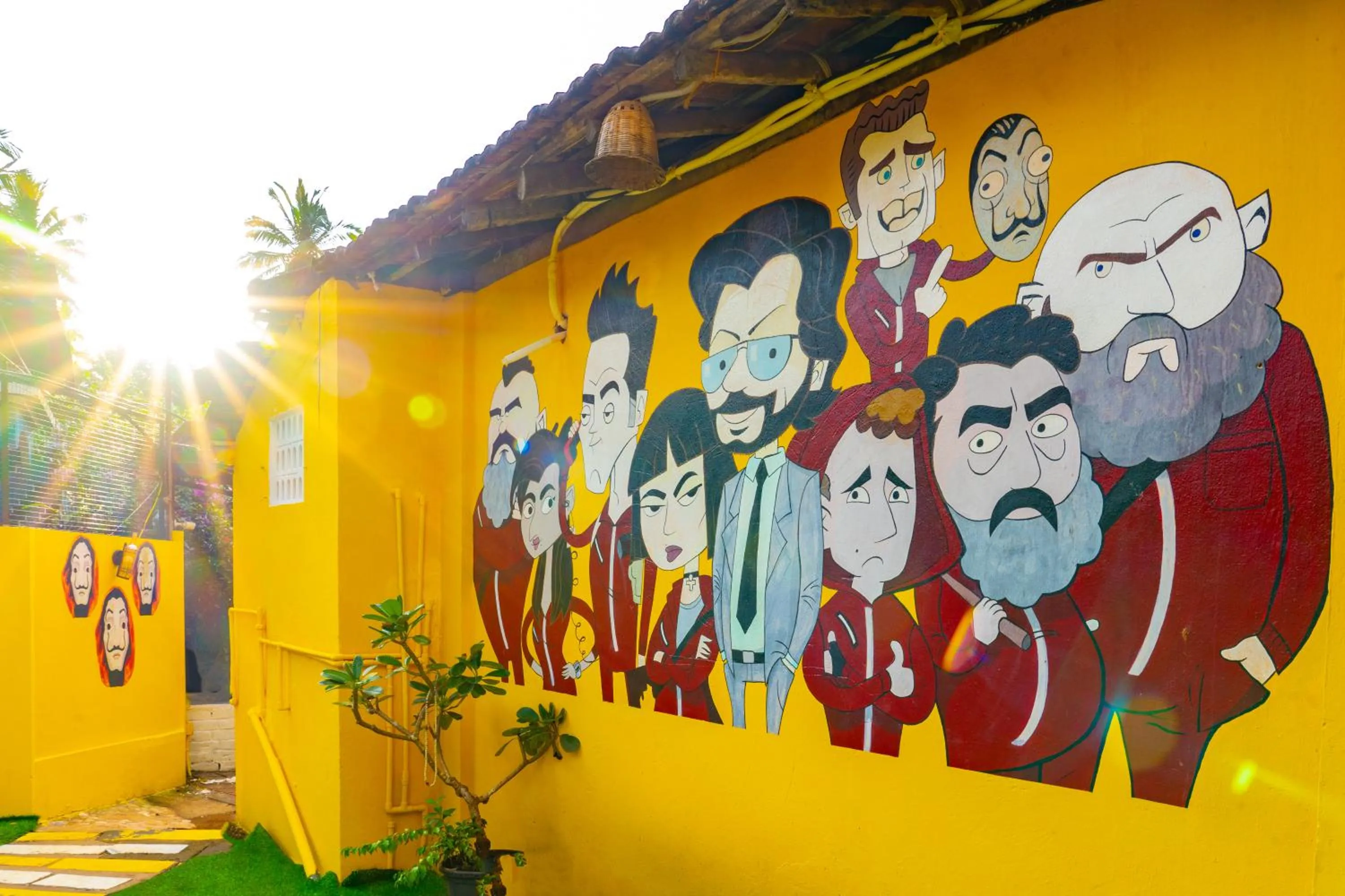 Property building in Whoopers Hostel Palolem