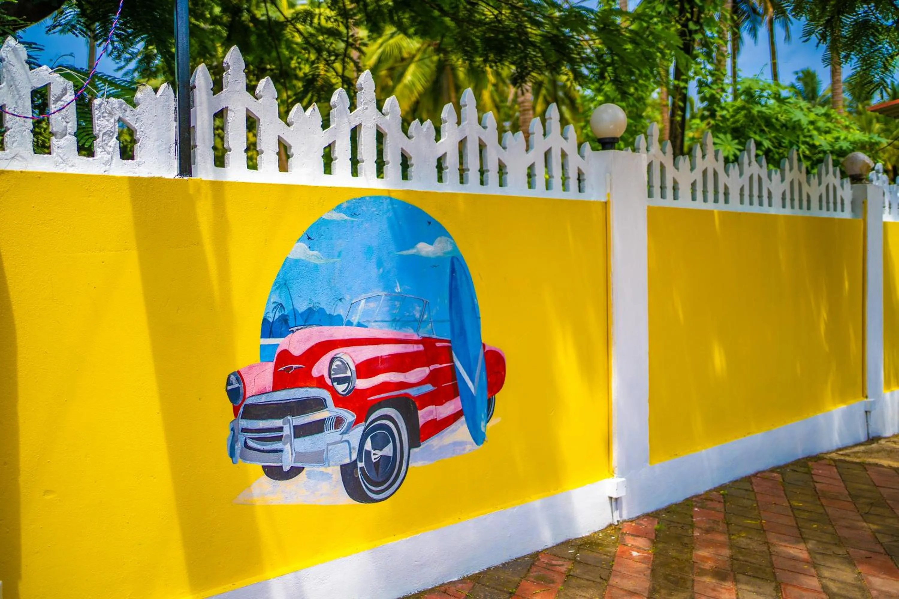 Property building in Whoopers Hostel Palolem