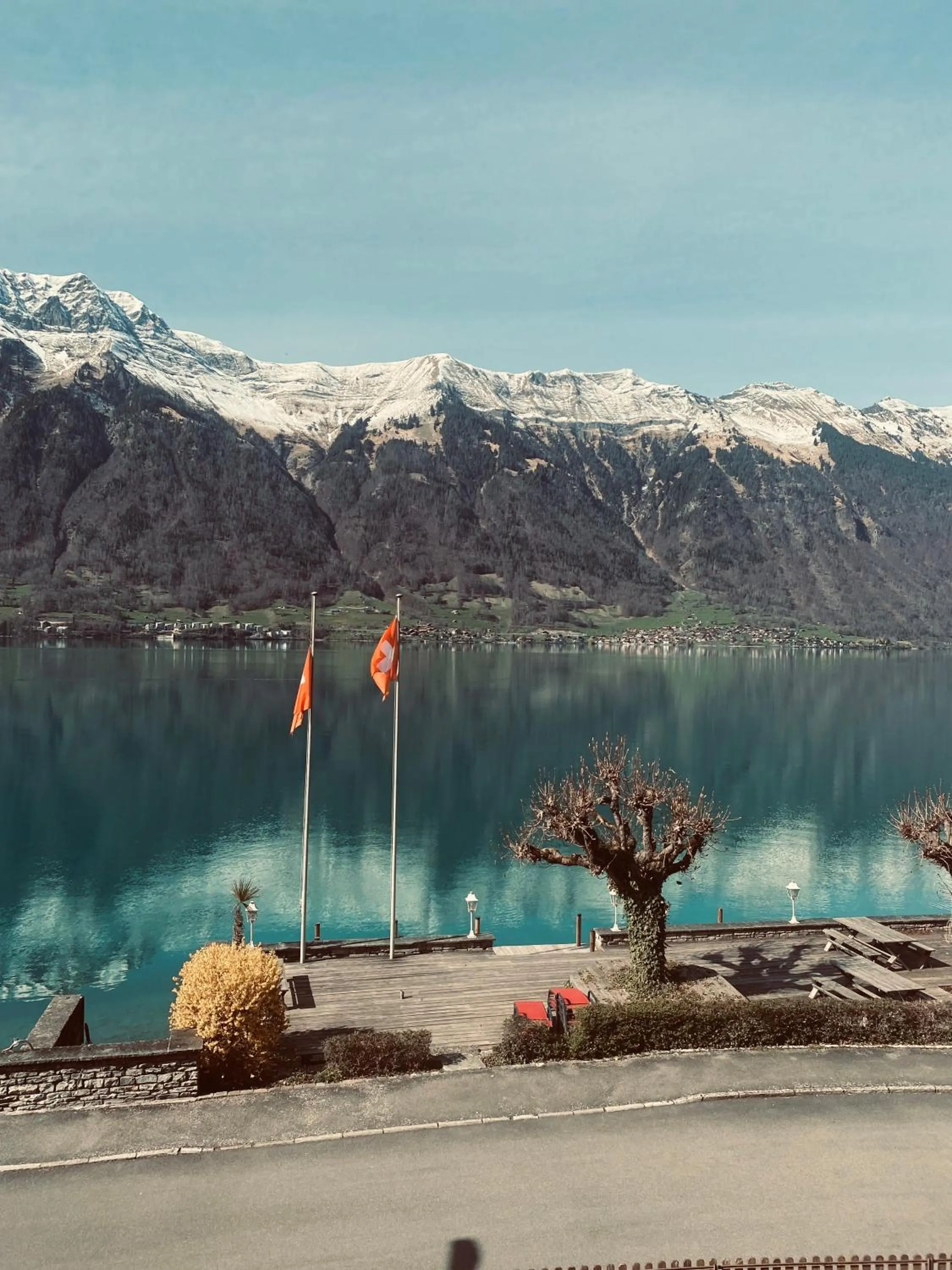 Spring in Boutique Hotel Bellevue B&B am Brienzersee Iseltwald Interlaken