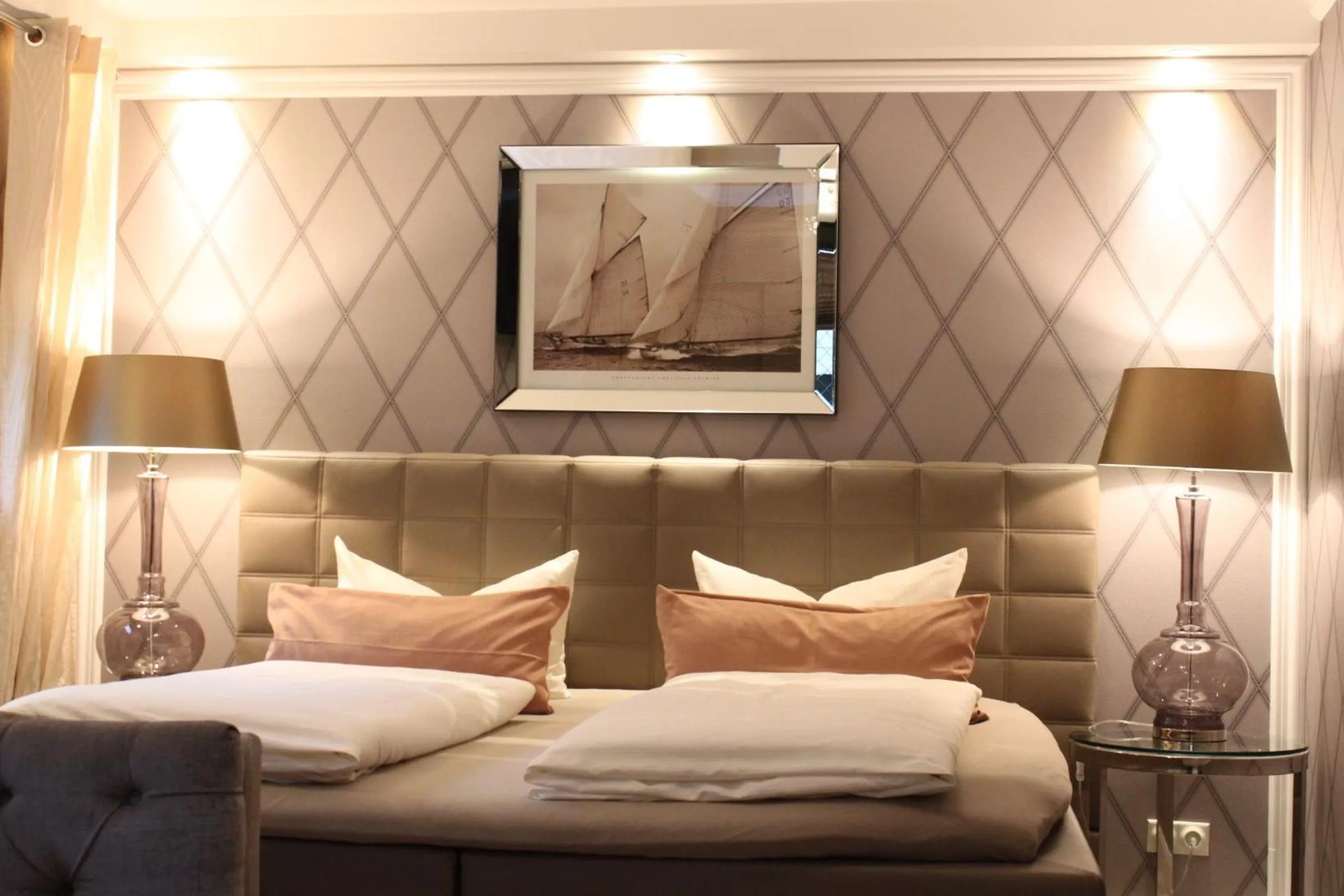 Bedroom, Bed in Hotel Villa Sommer