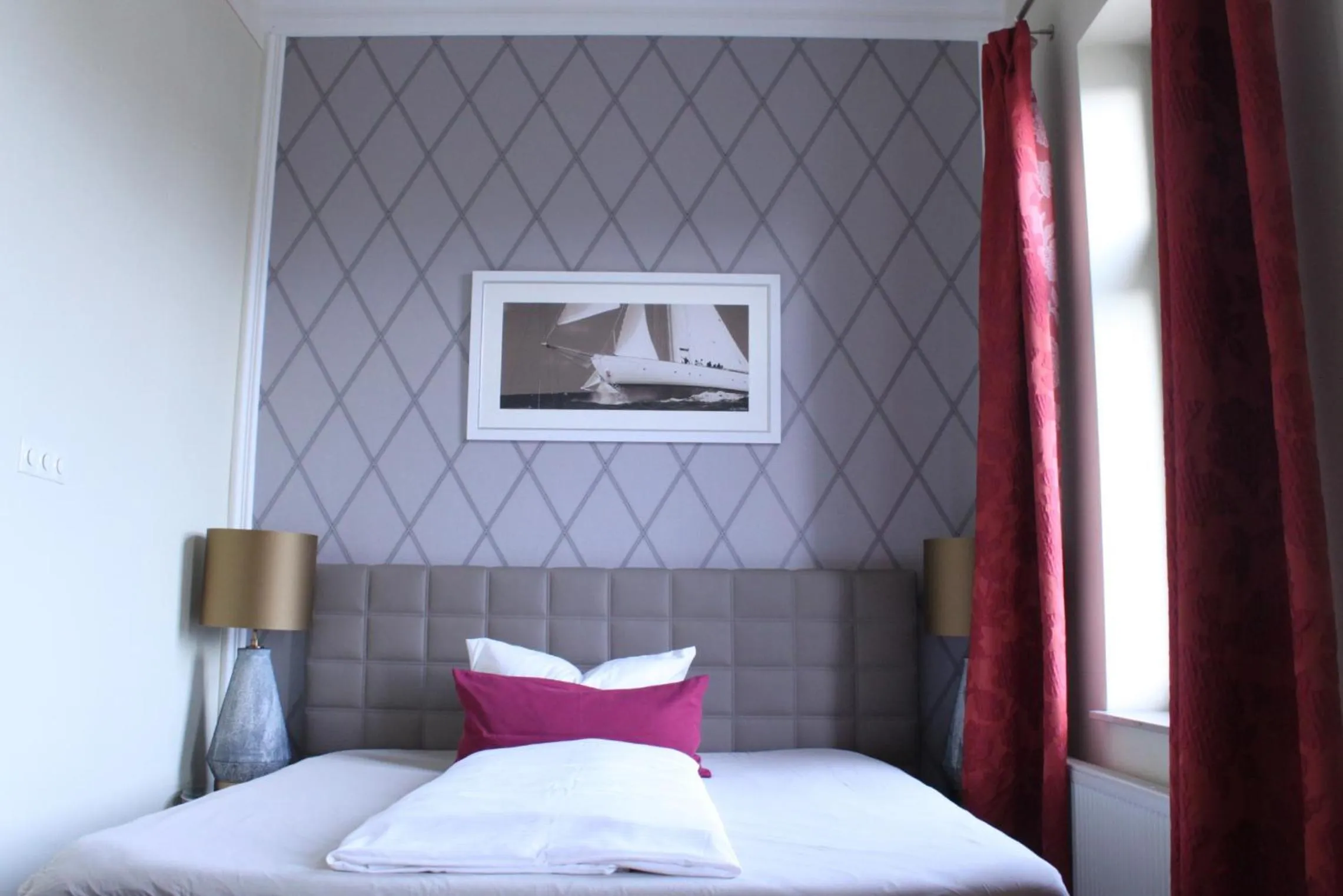 Bed in Hotel Villa Sommer