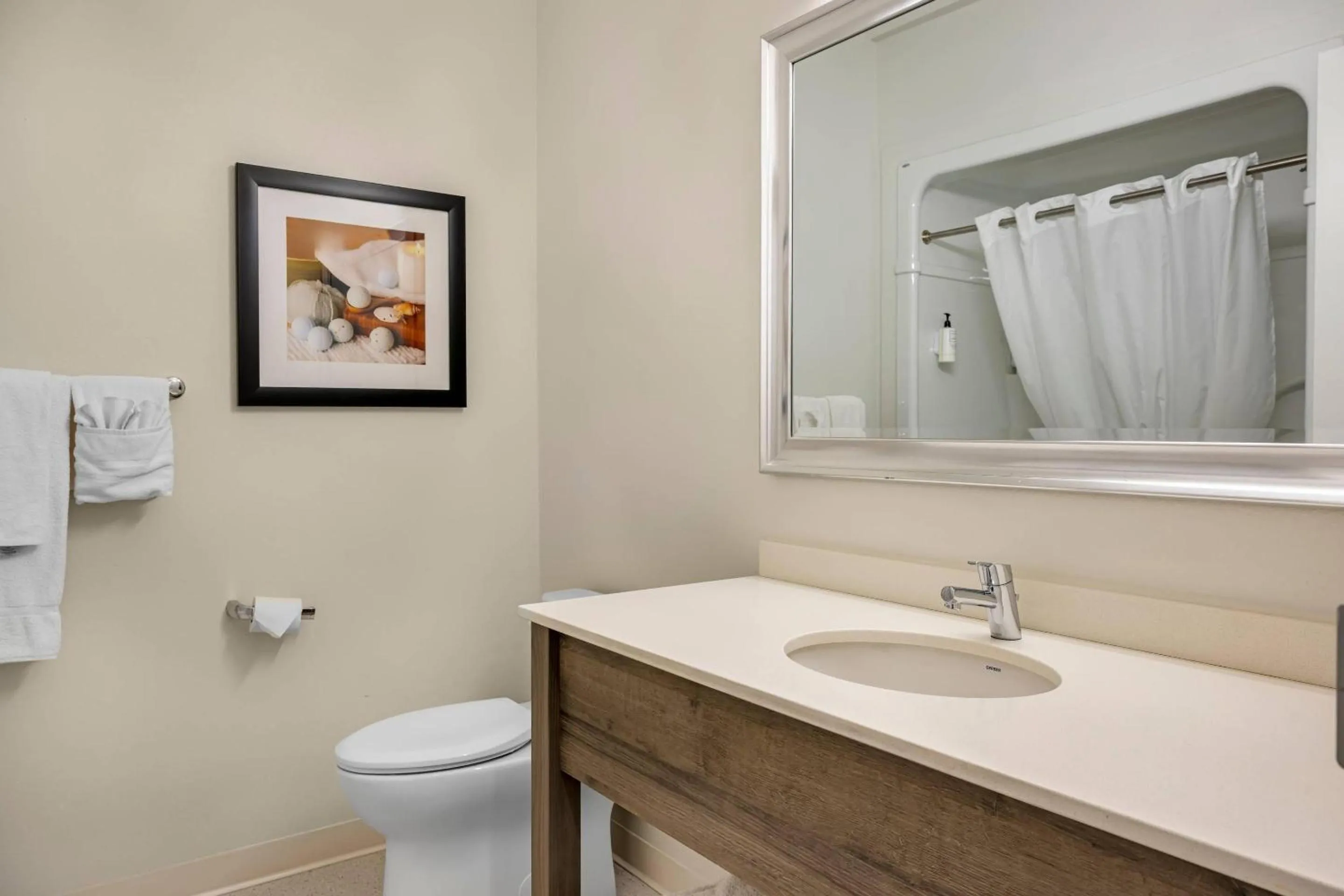 Bedroom in Amsterdam Inn & Suites, an Ascend Collection Hotel