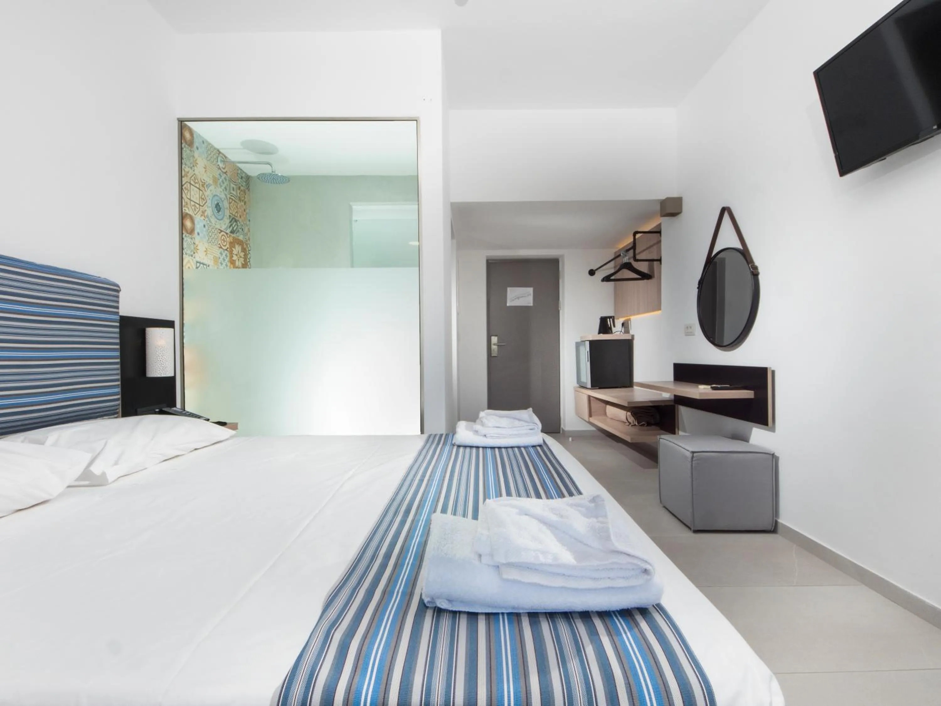 Bed in Lymberia Hotel