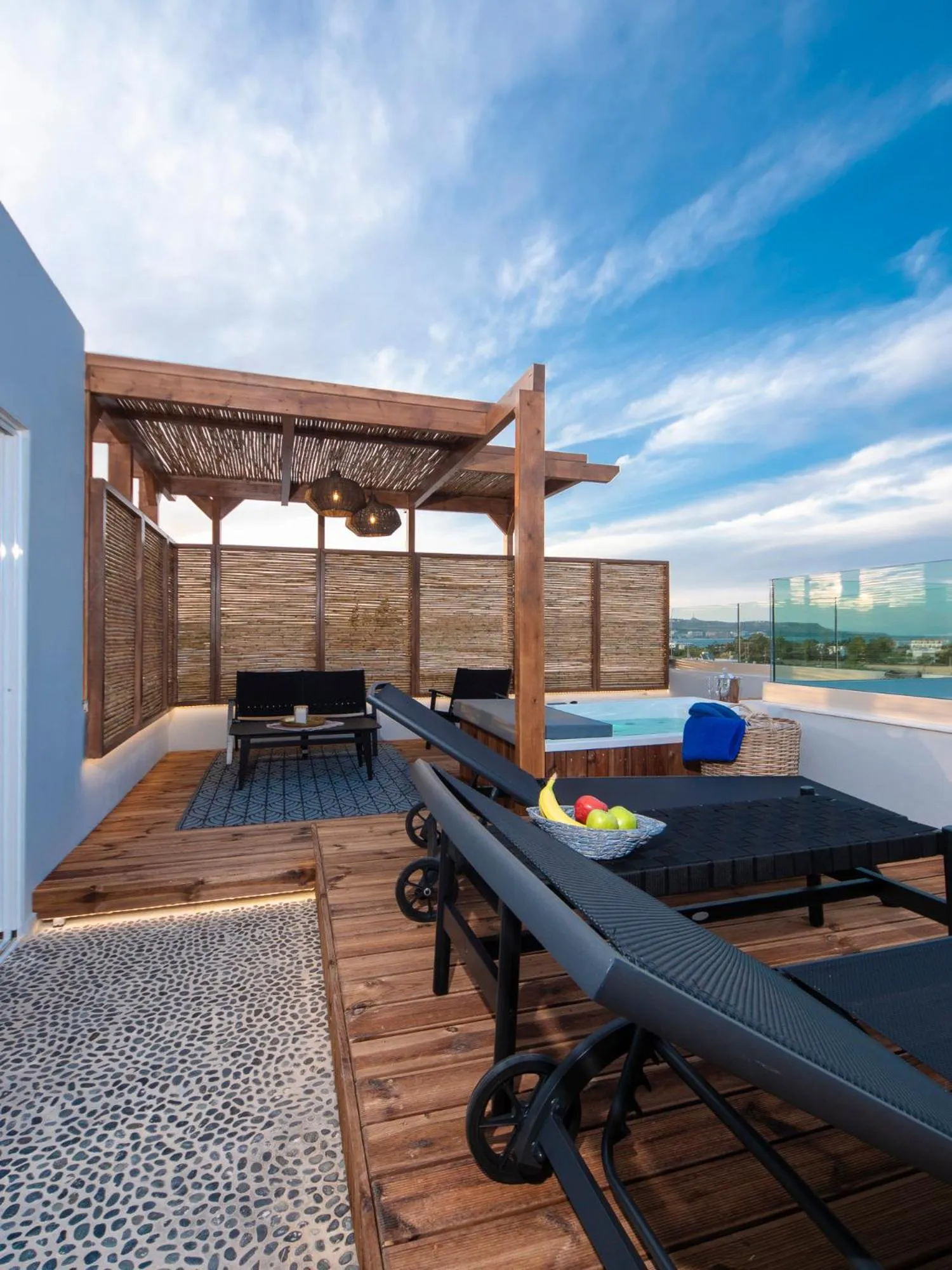 Patio in Lymberia Hotel