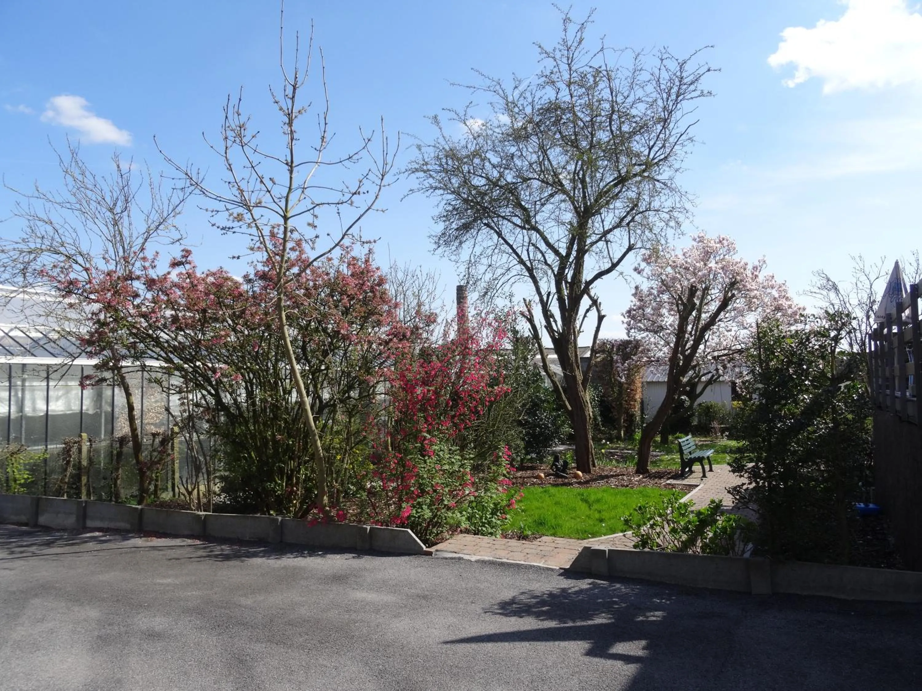 Garden view in Hostellerie Daiseldaele