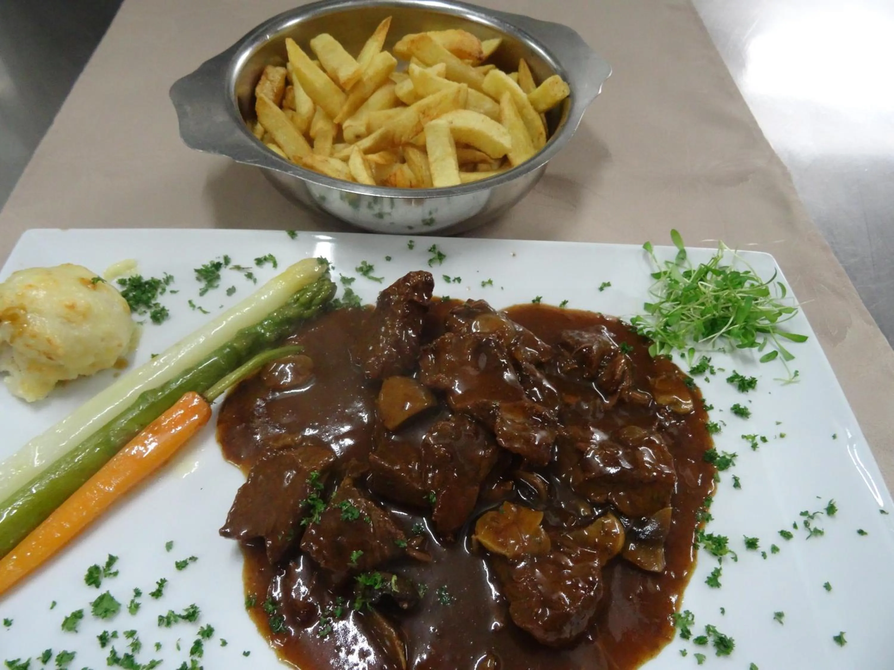 Food close-up in Hostellerie Daiseldaele