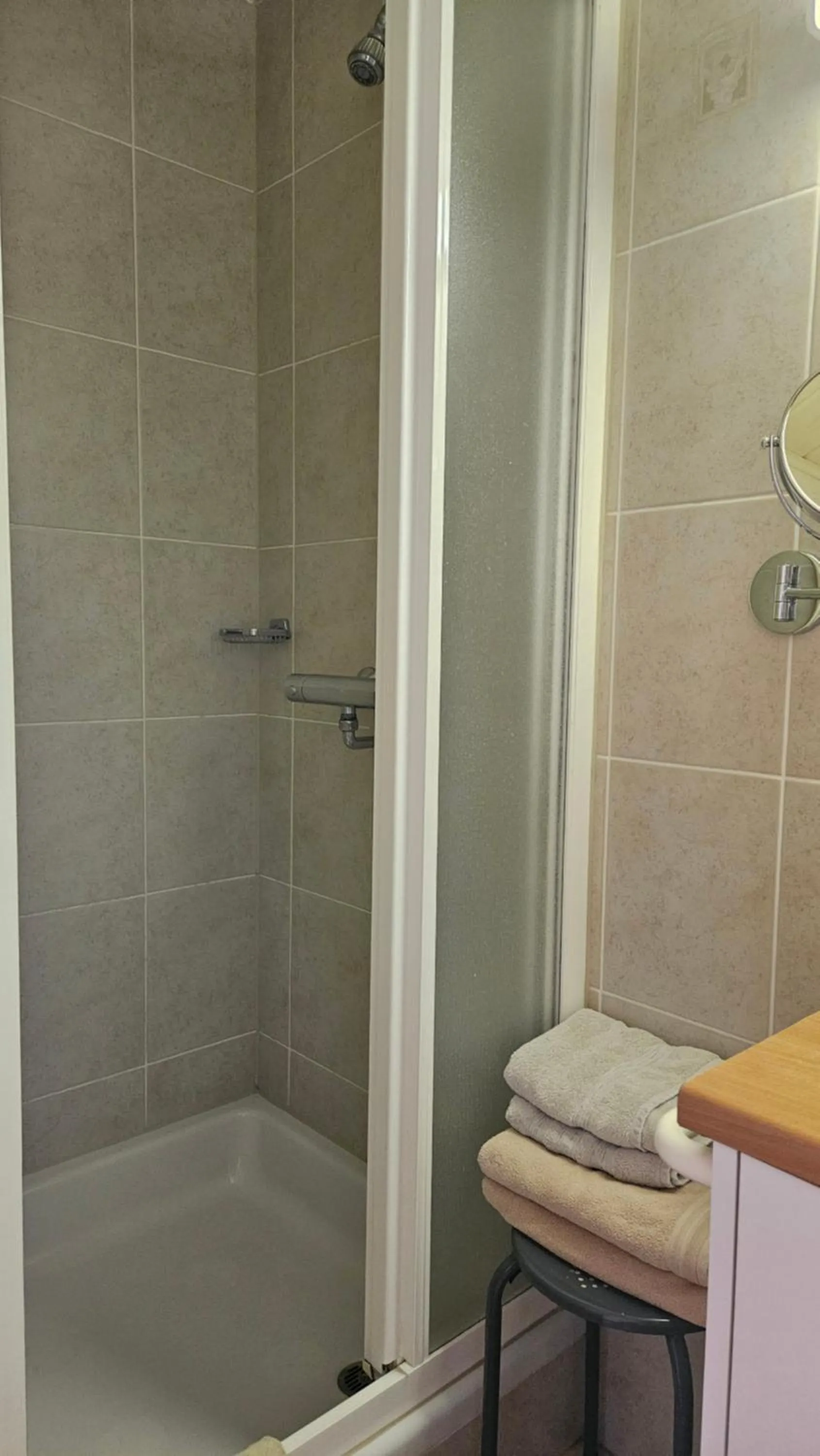 Shower in Hostellerie Daiseldaele