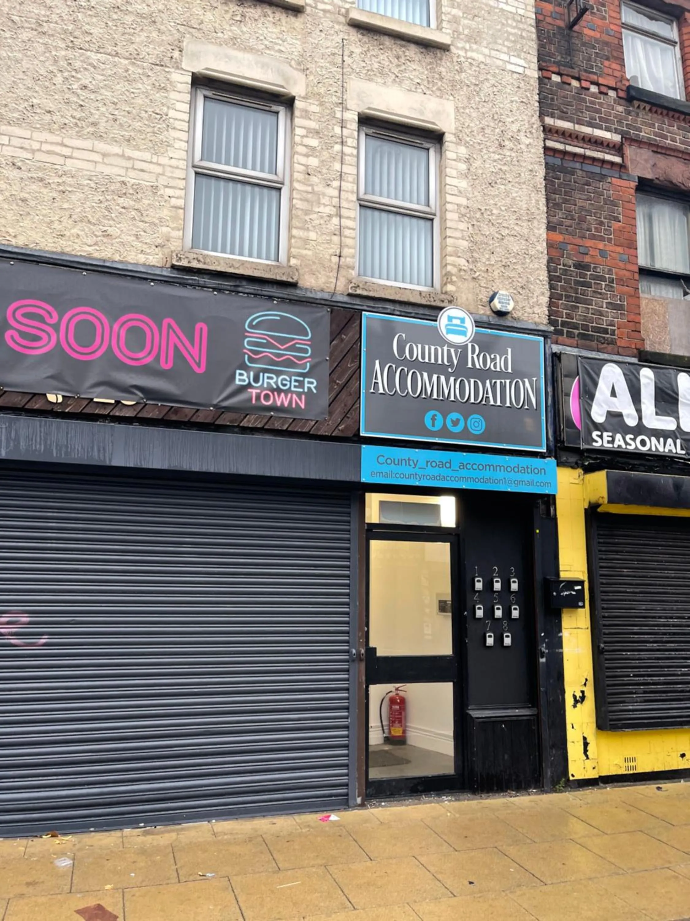 County serviced accommodation