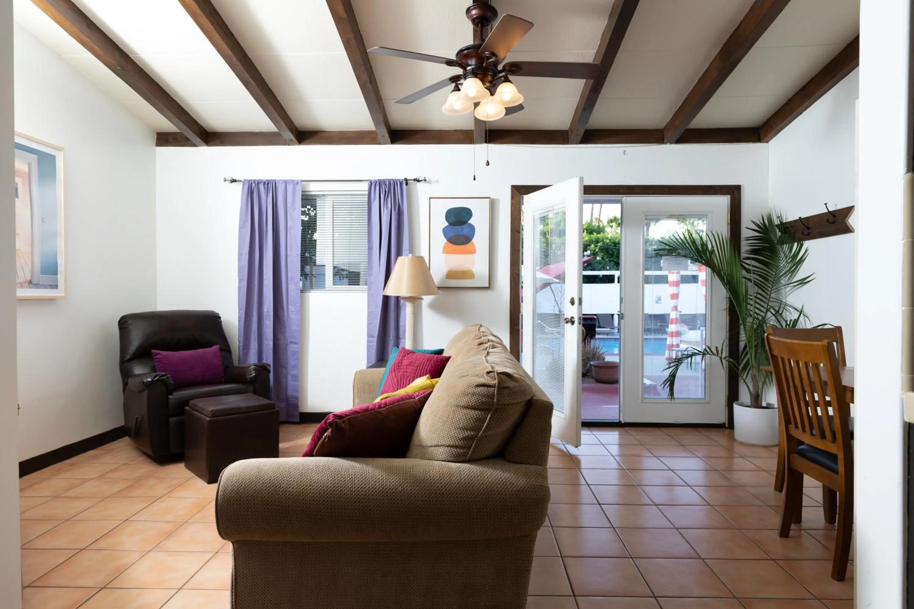 Living room in Float Palm Springs - Adults Only