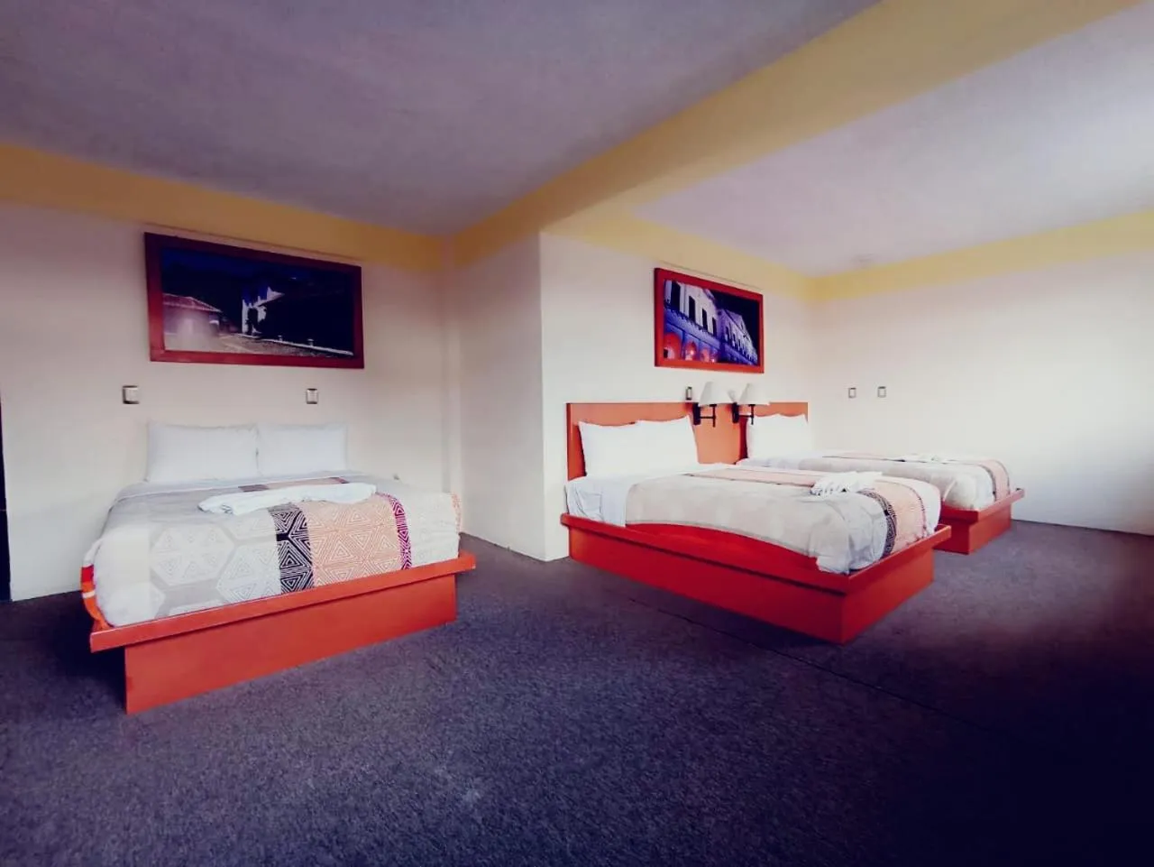 Bed in Hotel Azulejos