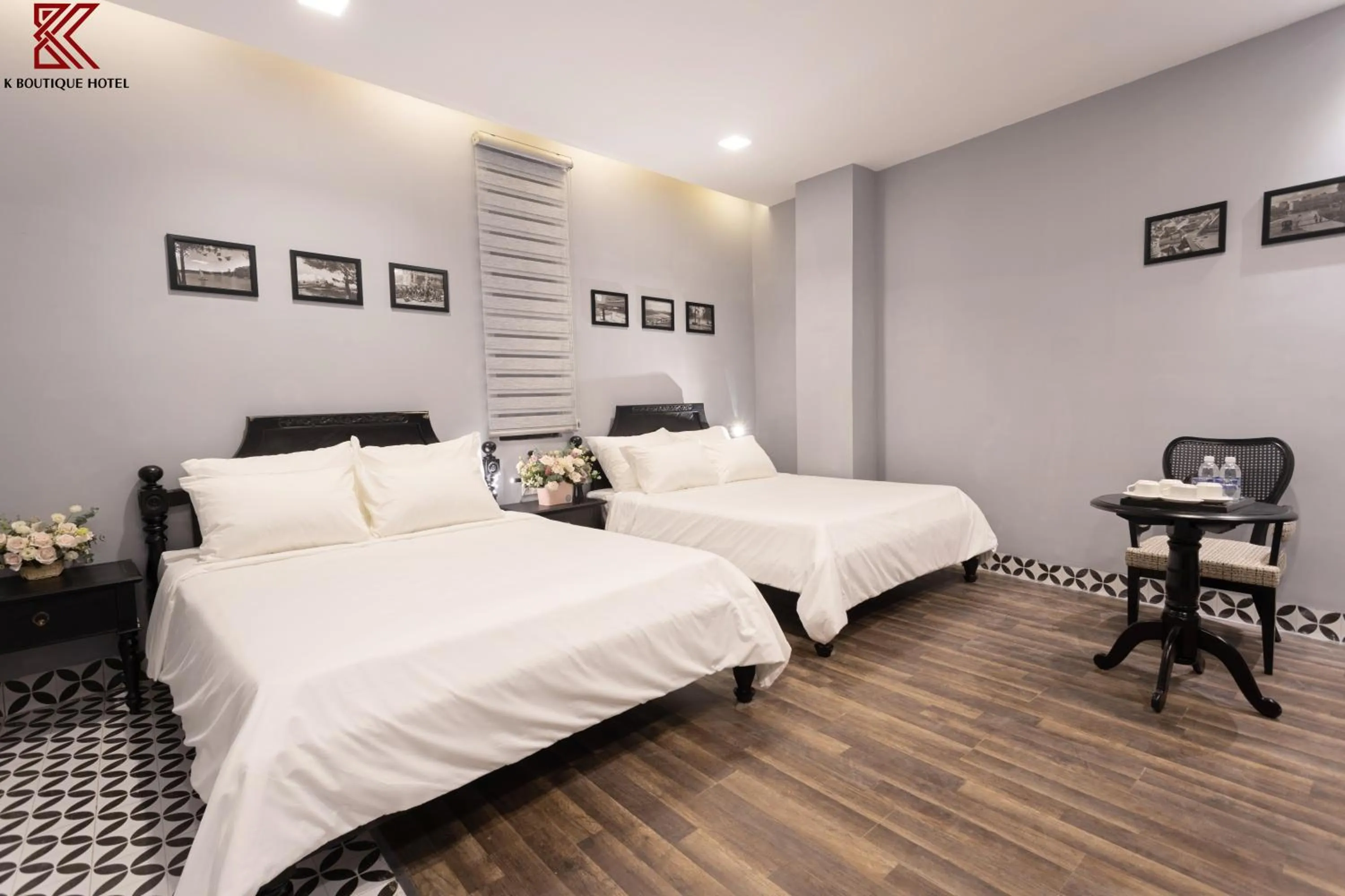 Bed in TTR Skypool View Hotel