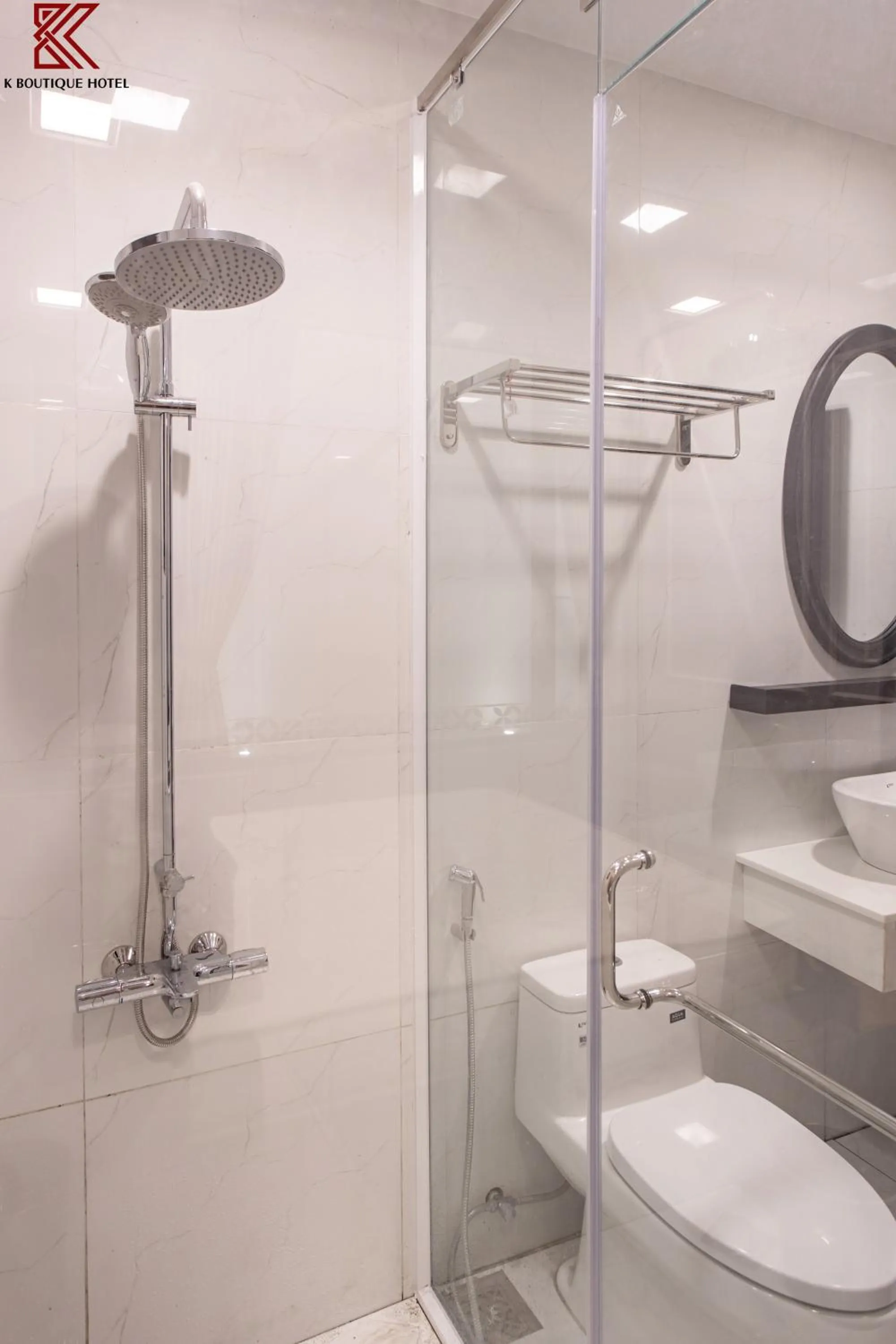 Bathroom in TTR Skypool View Hotel