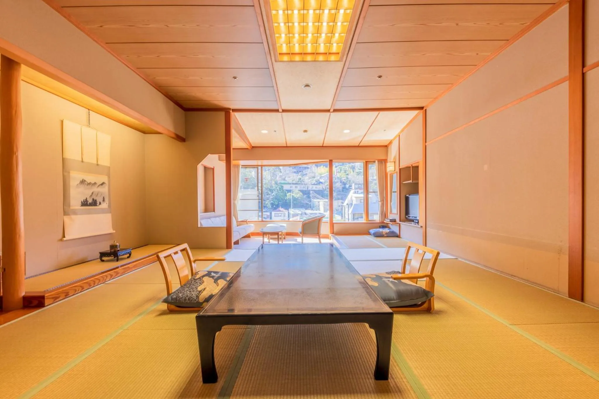 Living room in Hakone Yumoto Onsen Hotel Kajikaso