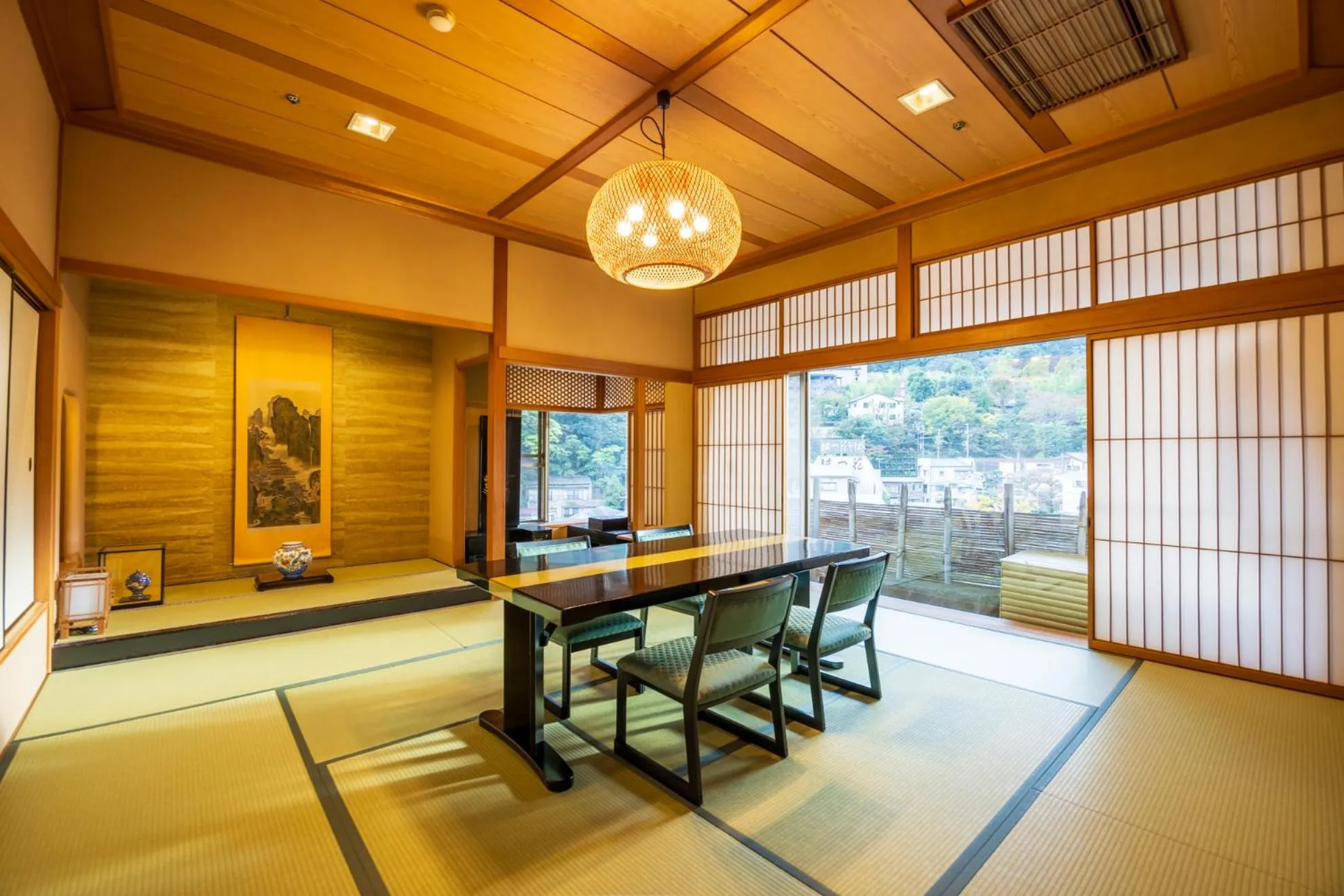 Living room in Hakone Yumoto Onsen Hotel Kajikaso