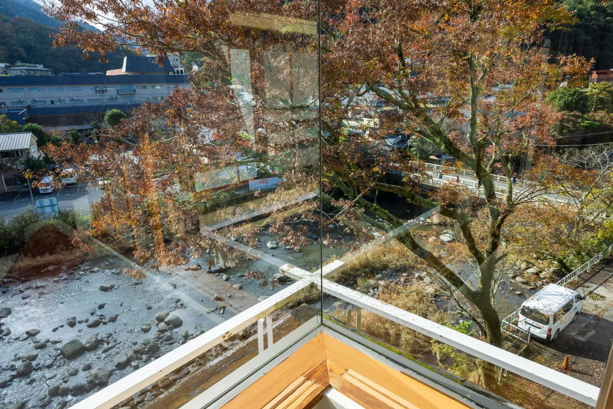 River view in Hakone Yumoto Onsen Hotel Kajikaso