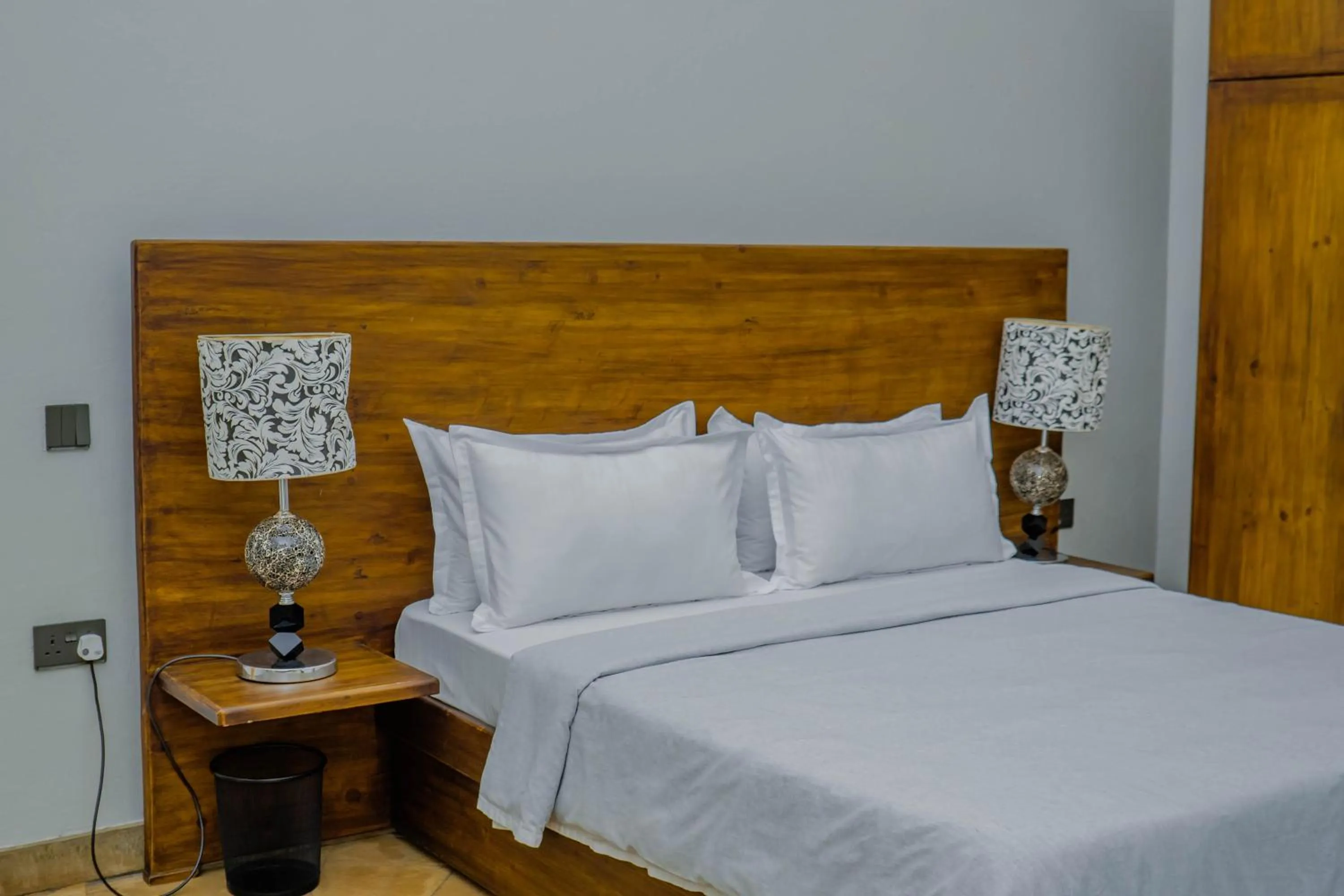 Bed in Tulivu Kilimanjaro Retreat