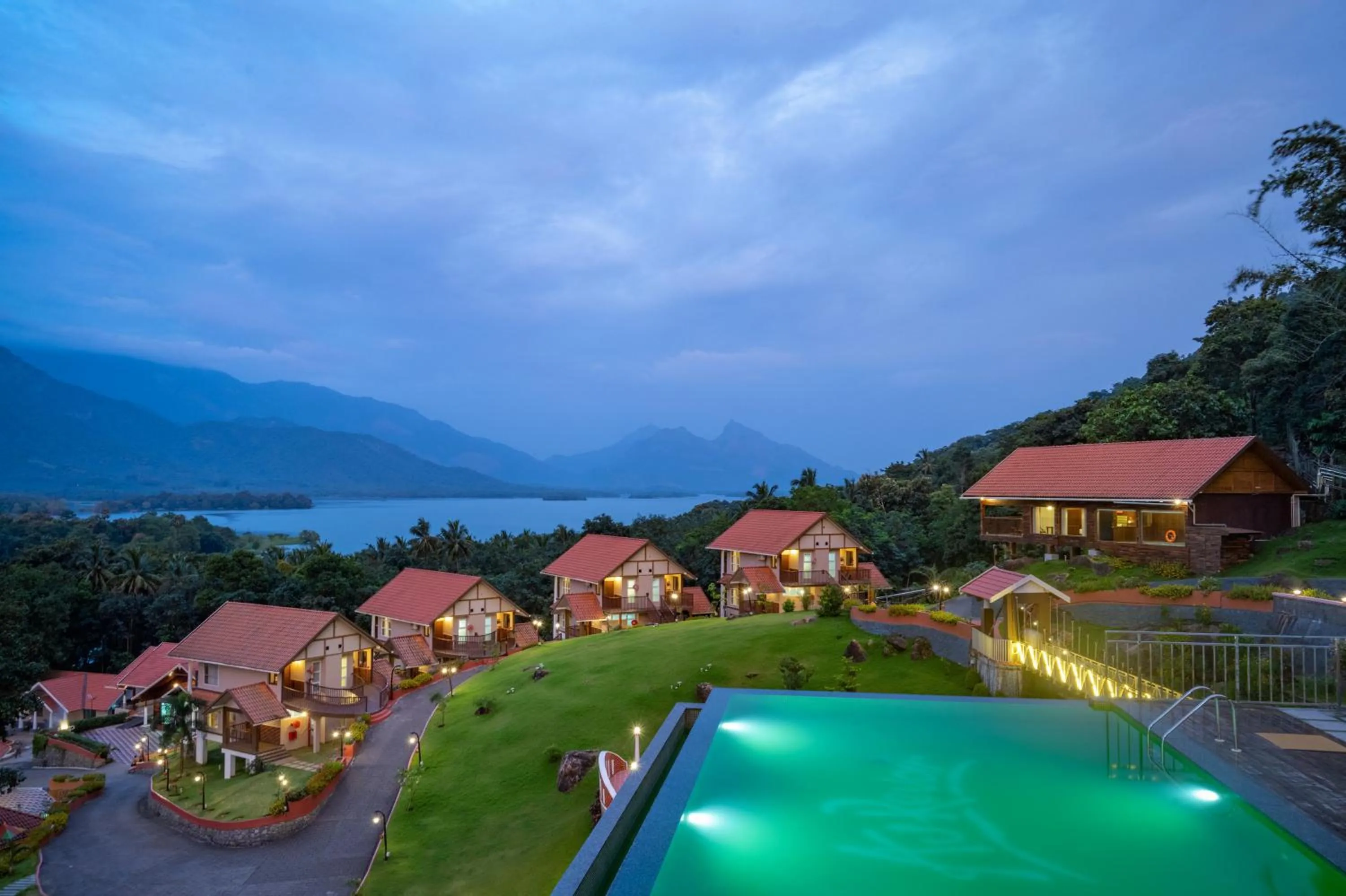 Property building in Au Revoir Wellness Resort, Malampuzha