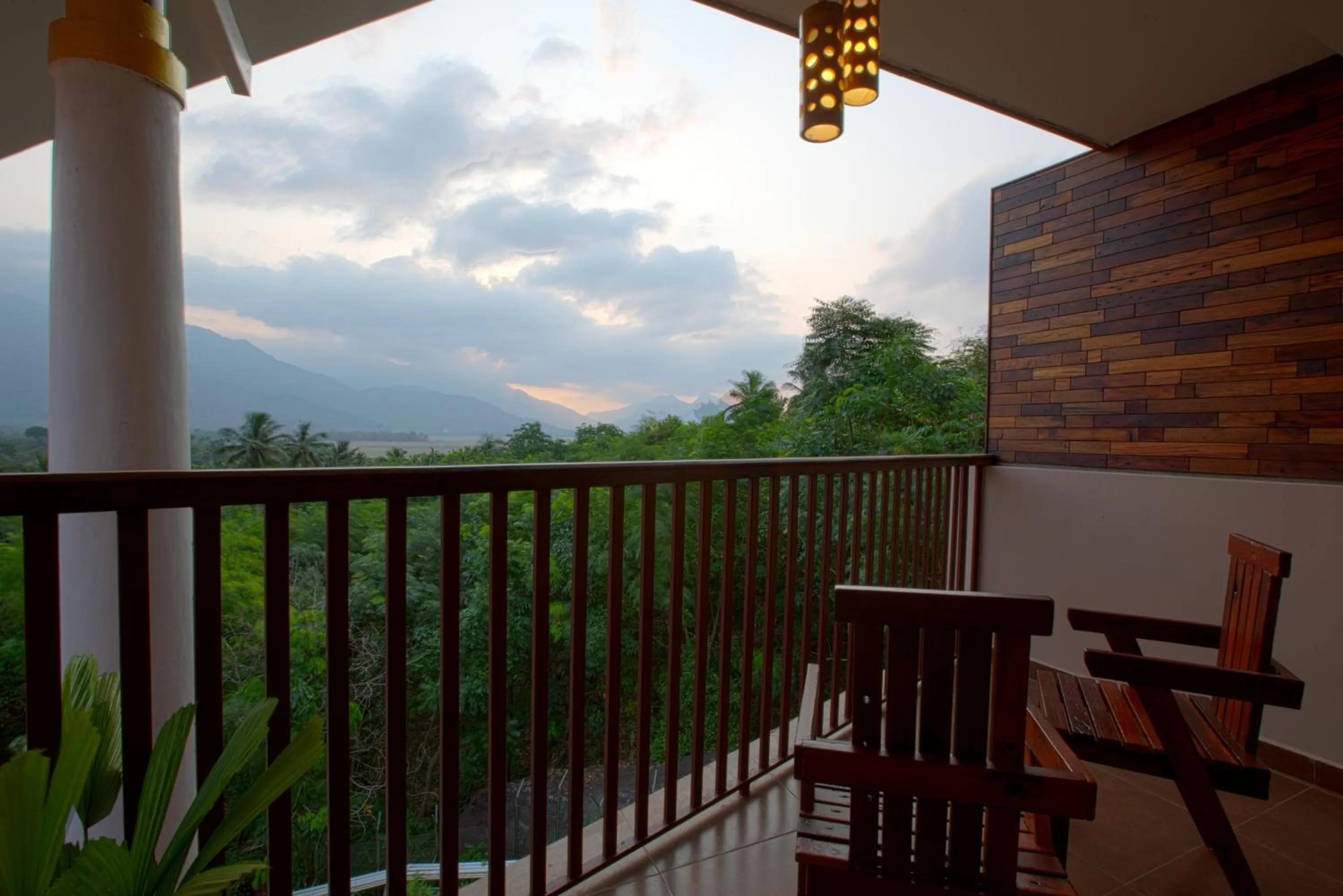 Balcony/Terrace in Au Revoir Wellness Resort, Malampuzha