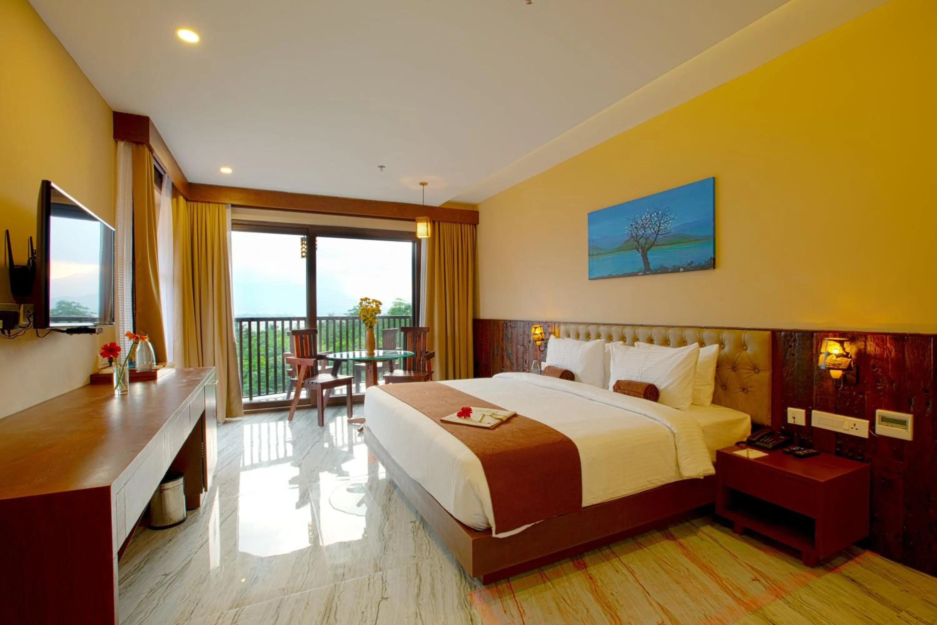 Photo of the whole room, Bed in Au Revoir Wellness Resort, Malampuzha