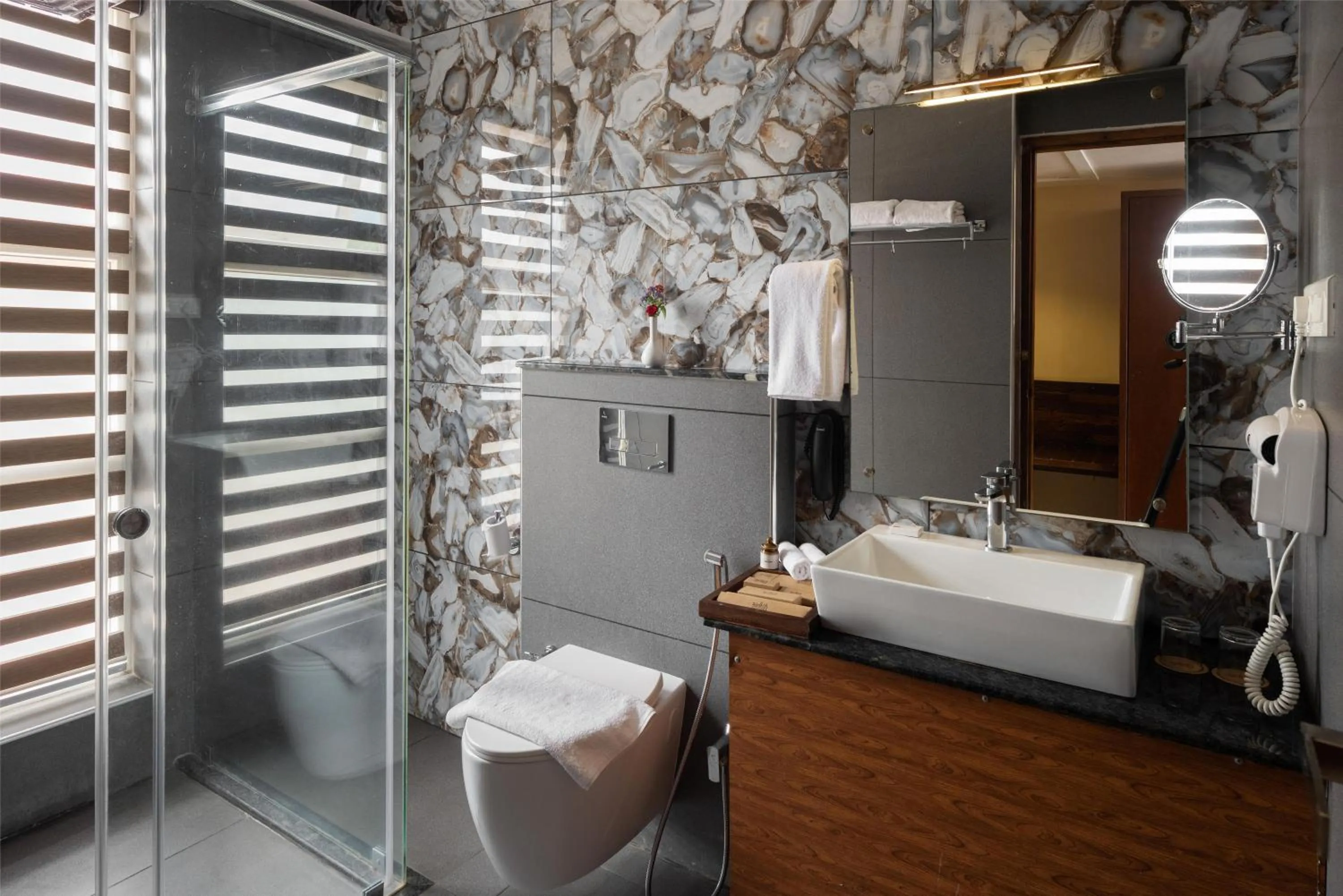 Bathroom in Au Revoir Wellness Resort, Malampuzha