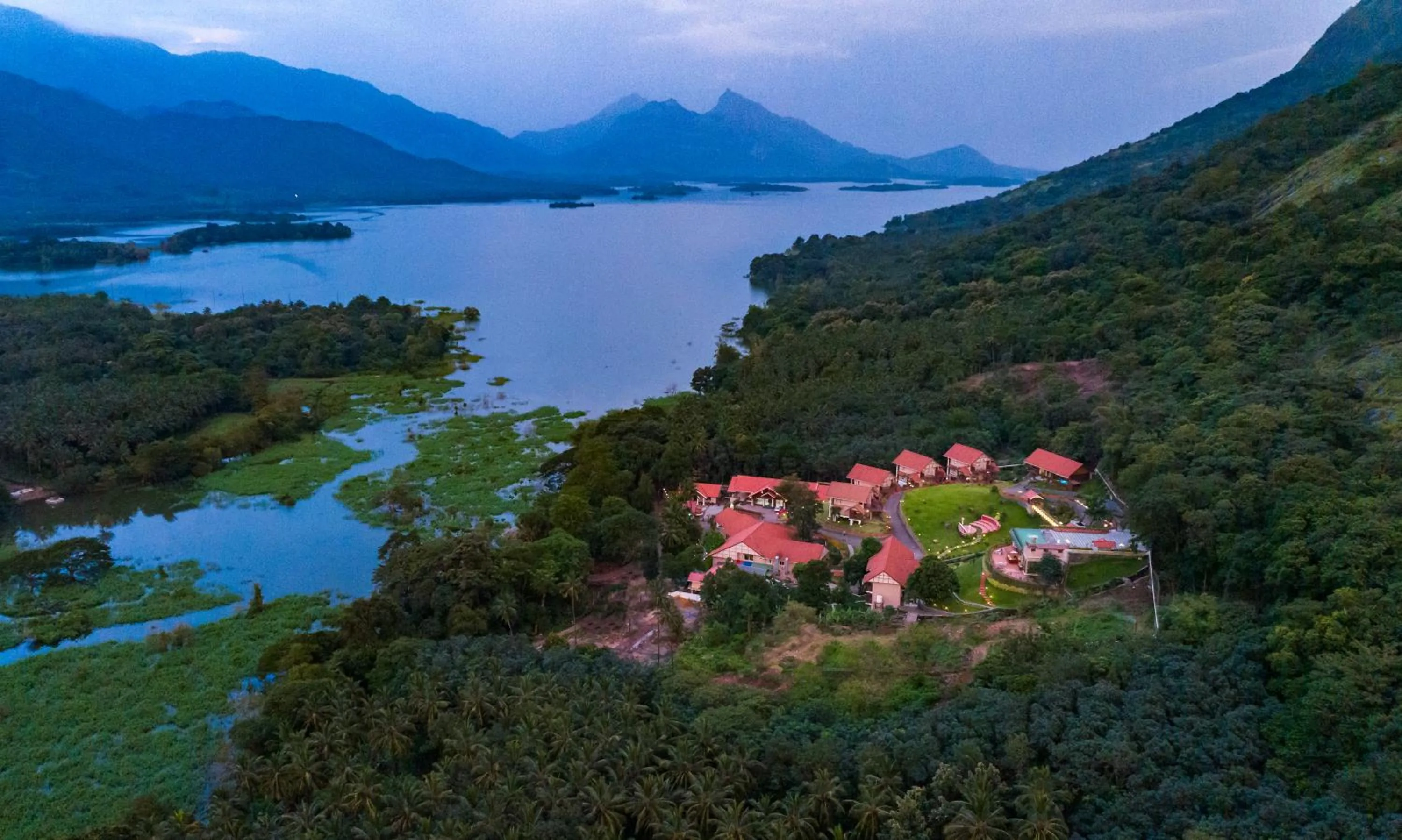 Property building in Au Revoir Wellness Resort, Malampuzha