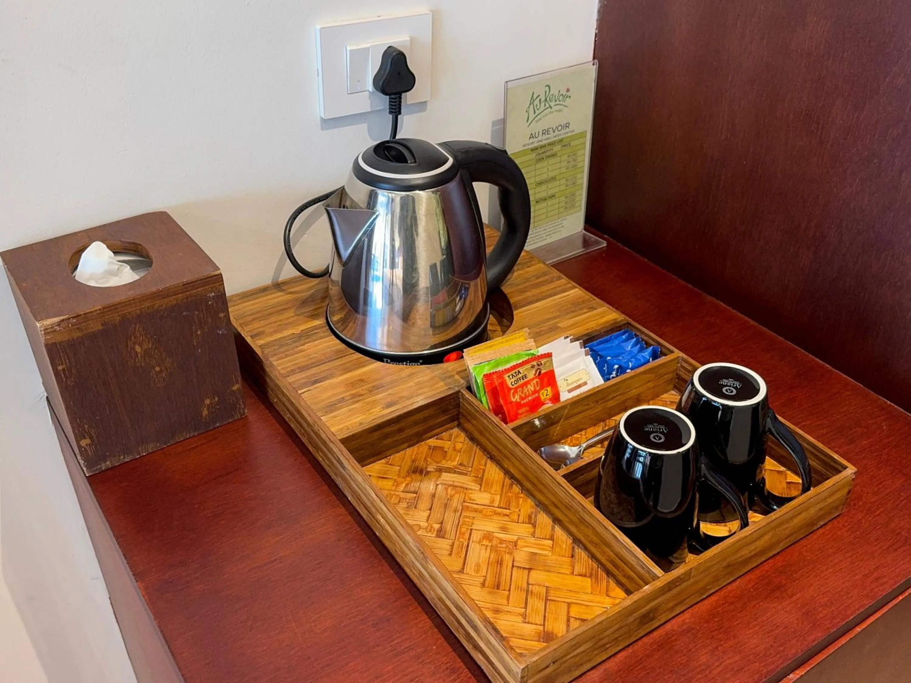 Coffee/tea facilities in Au Revoir Wellness Resort, Malampuzha