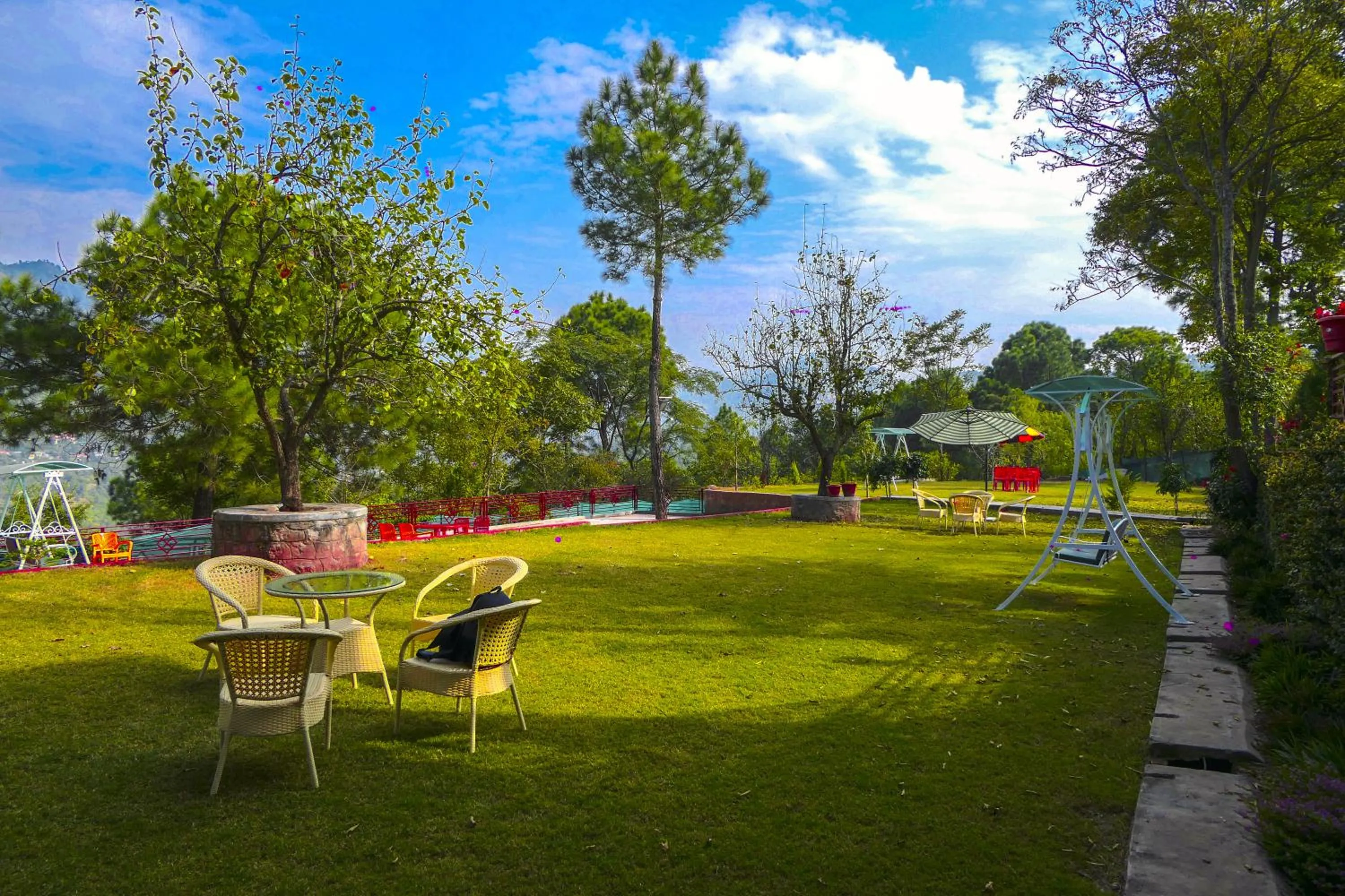 Children play ground in Kasauli Nature Inn