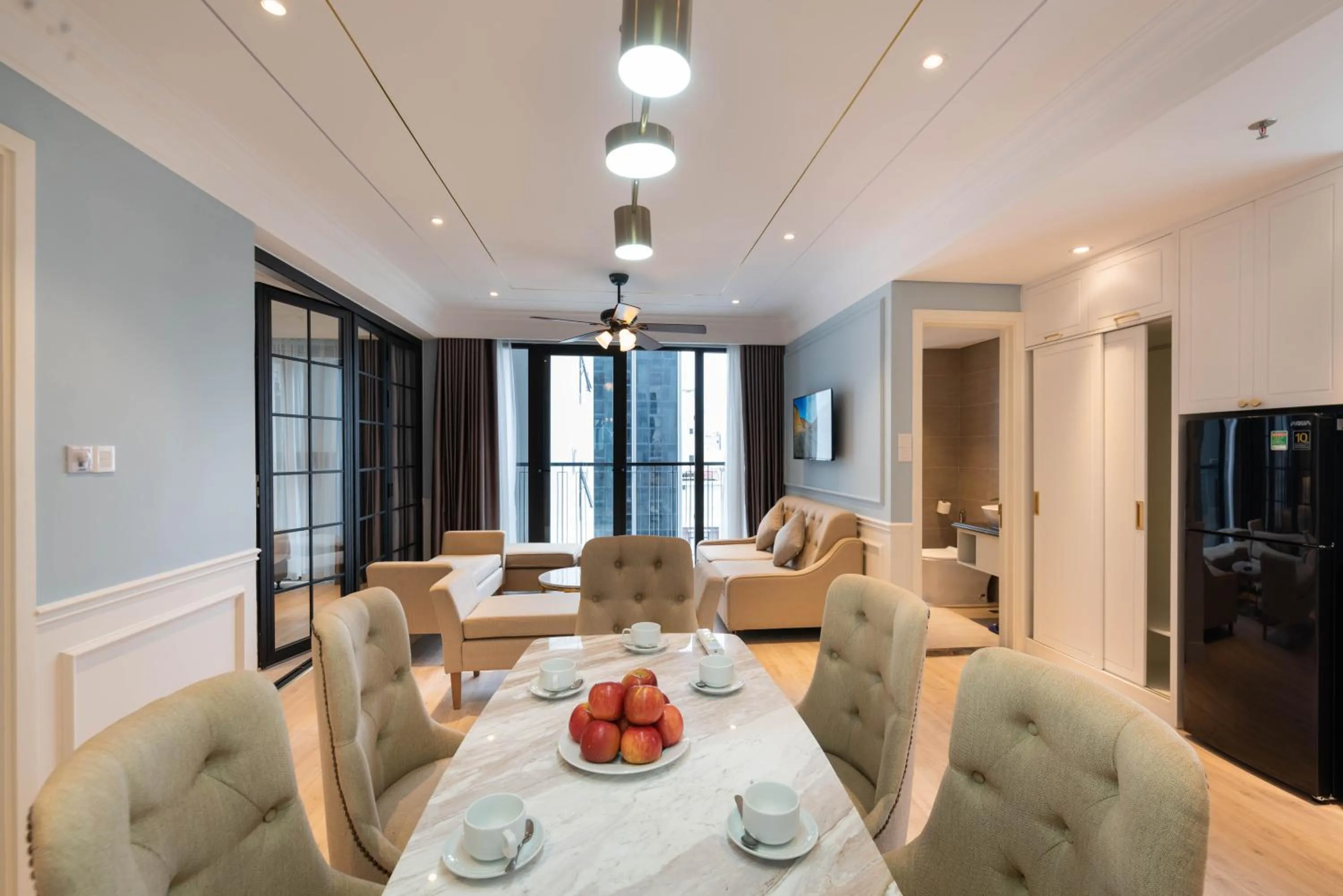 Living room in Louis Mo Apartment