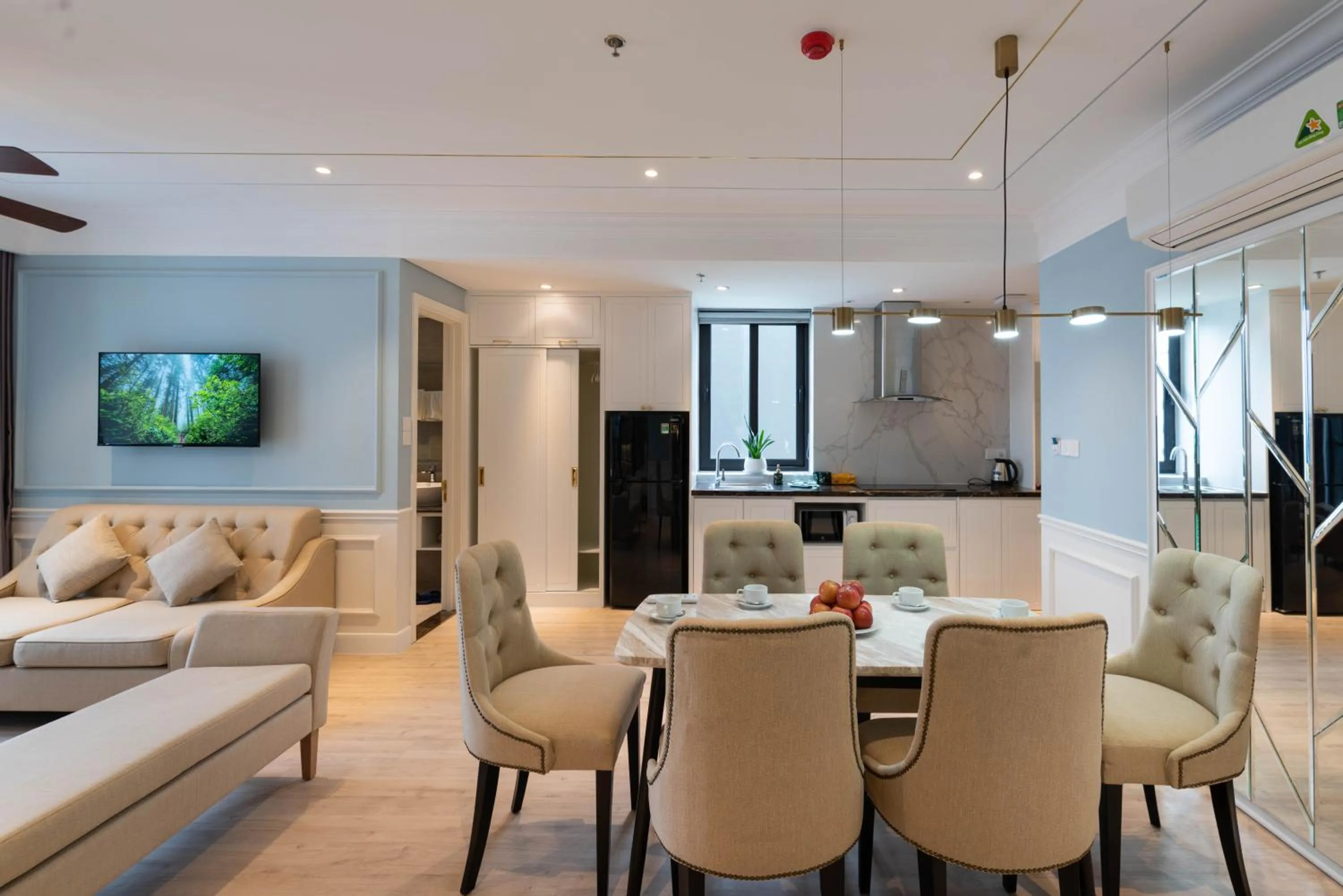 Living room in Louis Mo Apartment