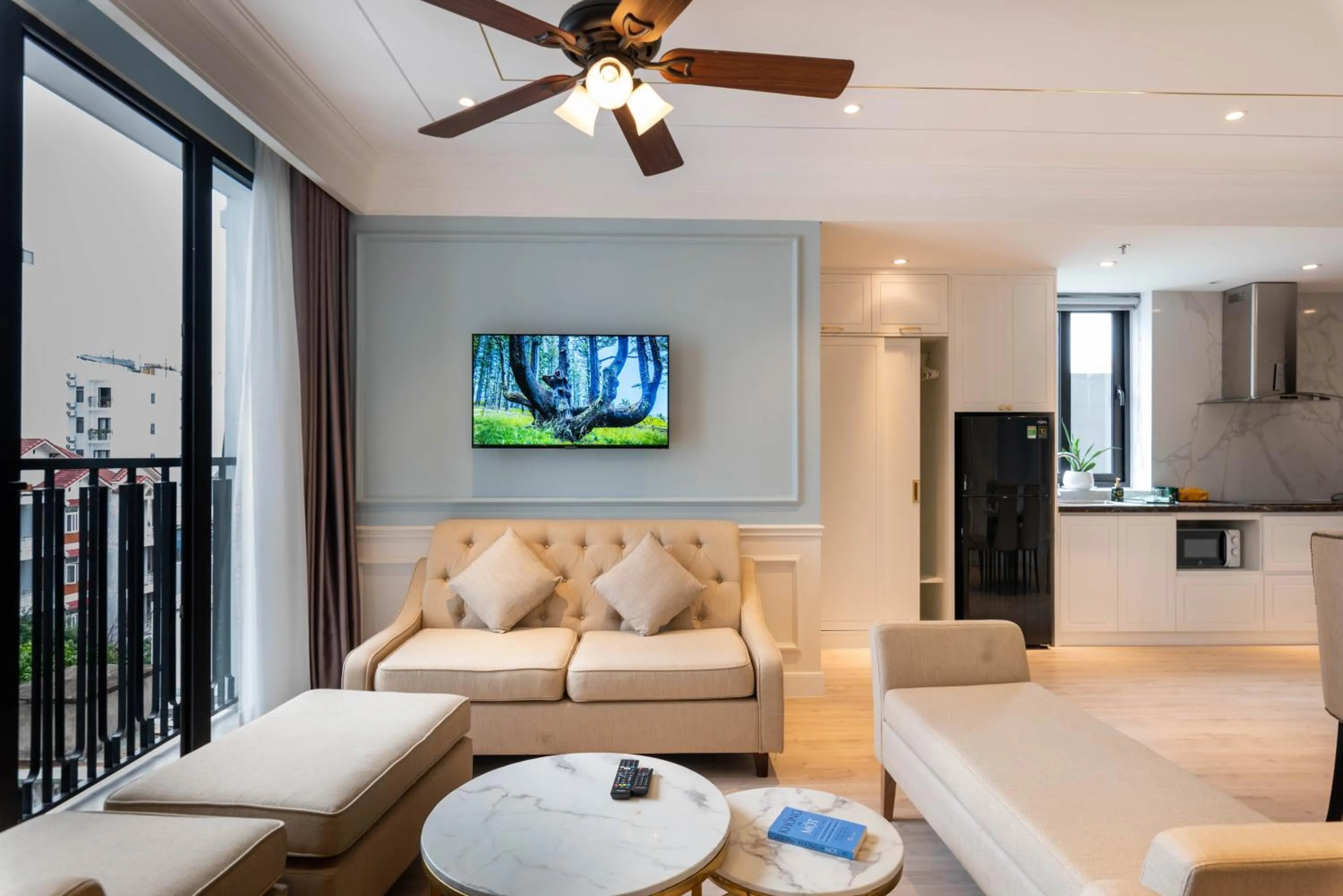 Living room in Louis Mo Apartment