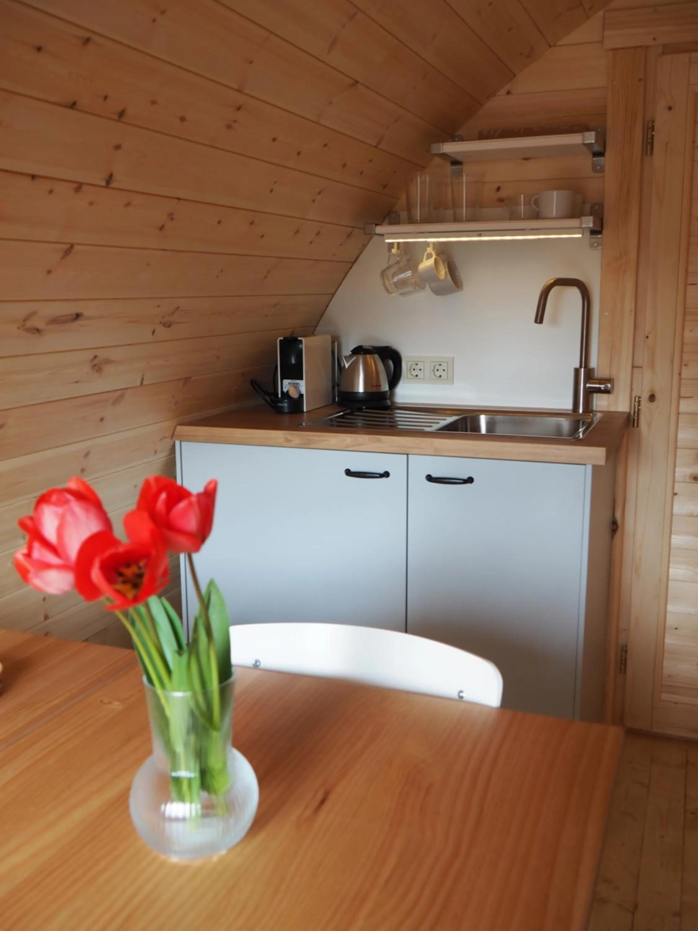 Kitchen or kitchenette in Polderlodge
