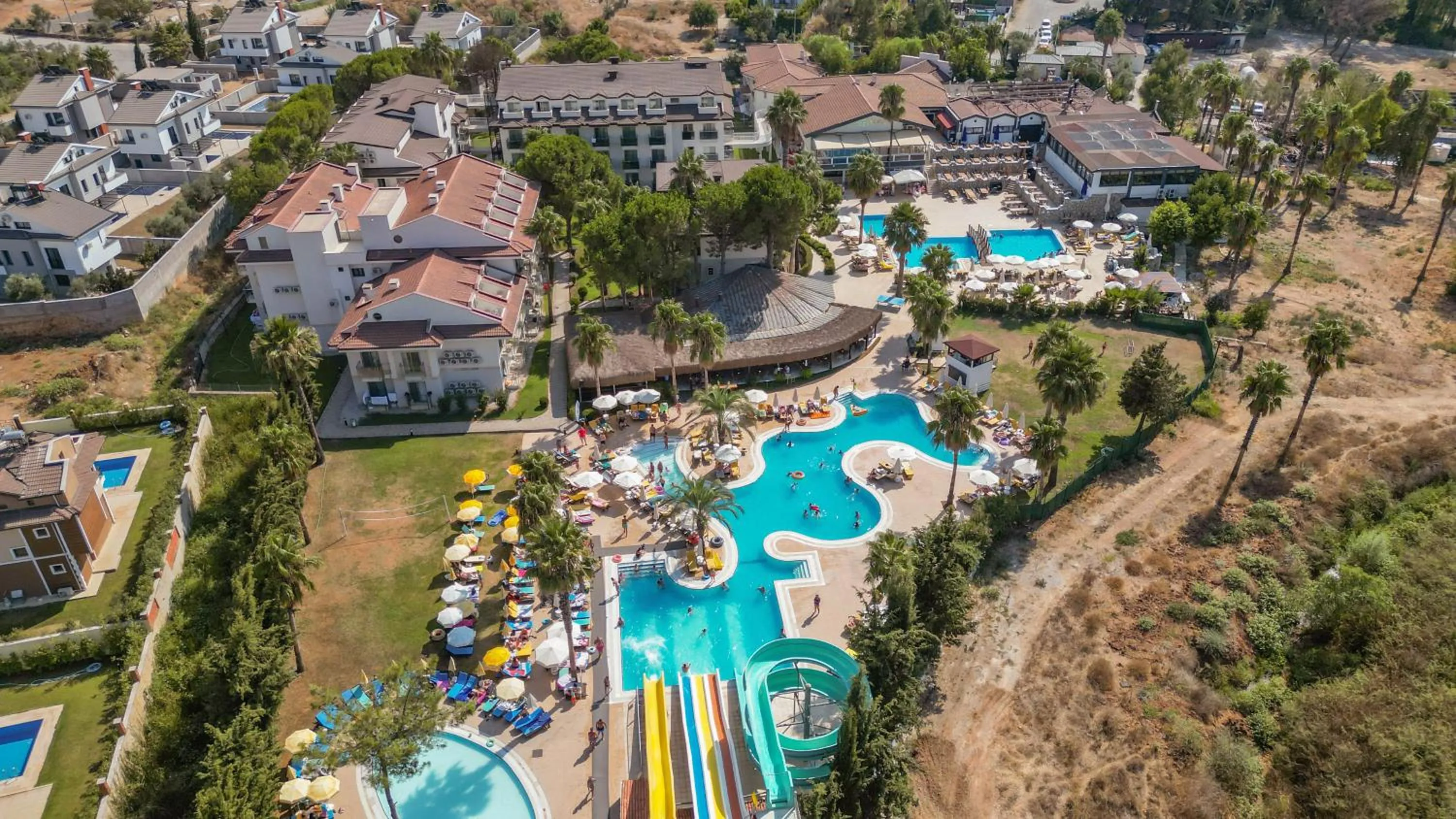 Bird's eye view in Orka Village Hisarönü