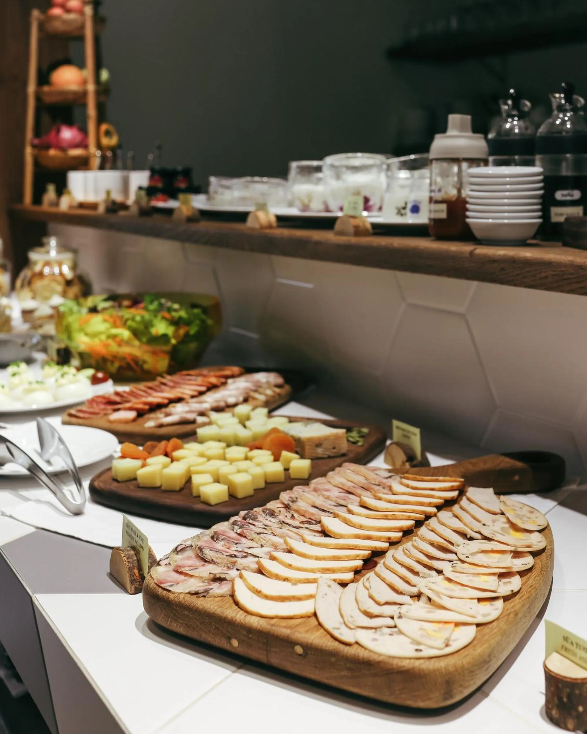 Buffet breakfast in JM Boutique Hotel