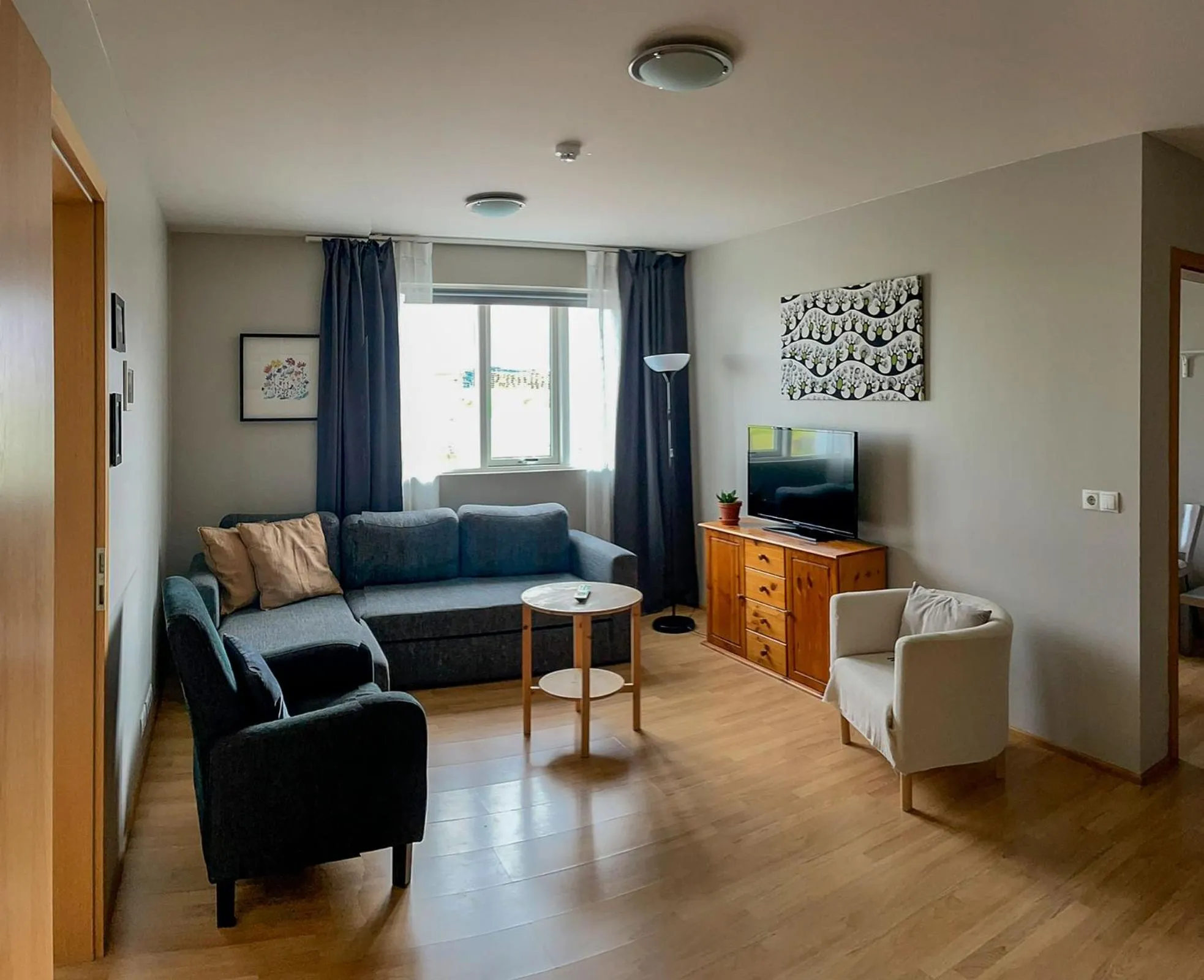 Living room in Stöð Guesthouse and apartments