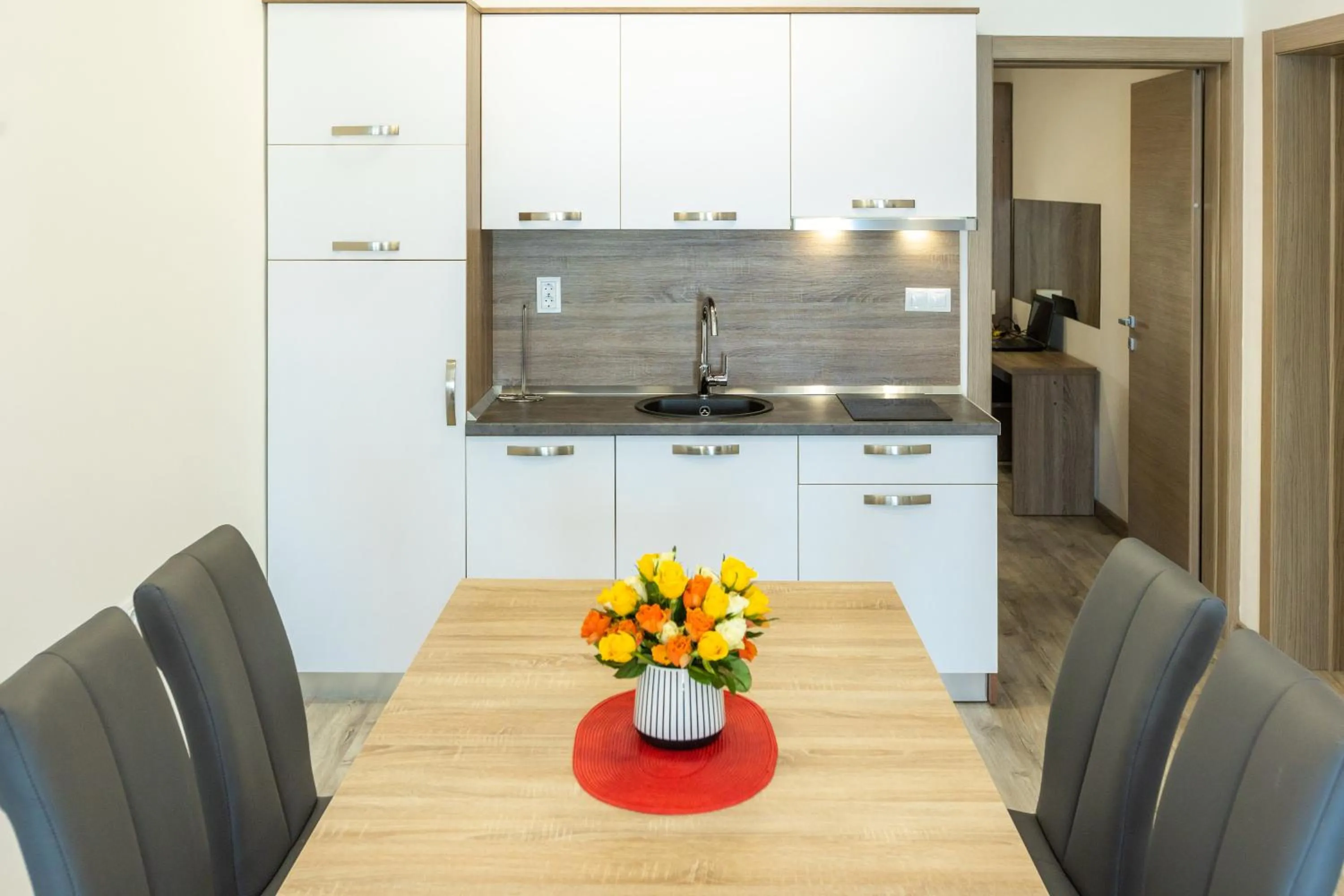 Kitchen or kitchenette in Apartments Maris