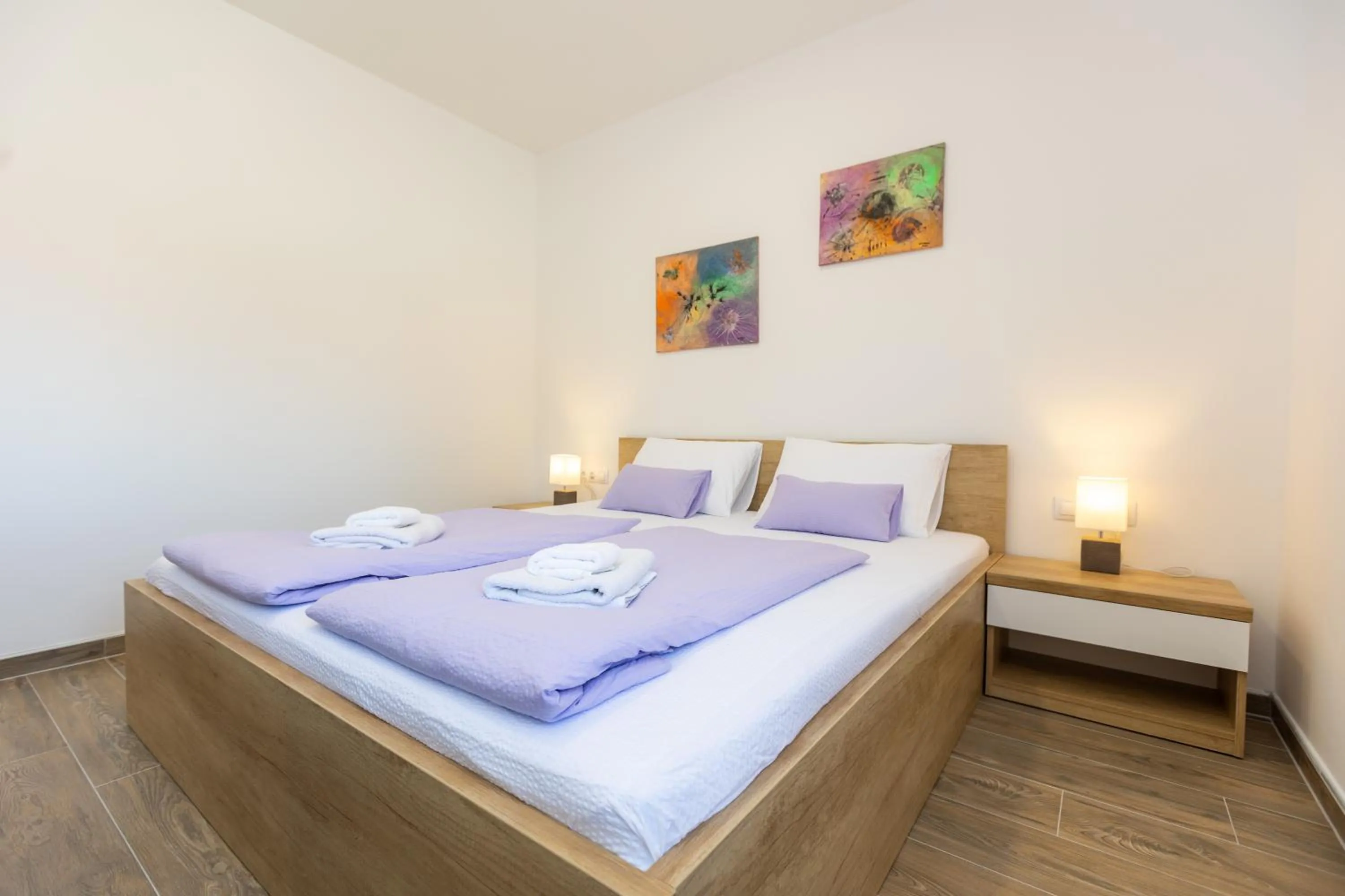 Bed in Apartments Maris