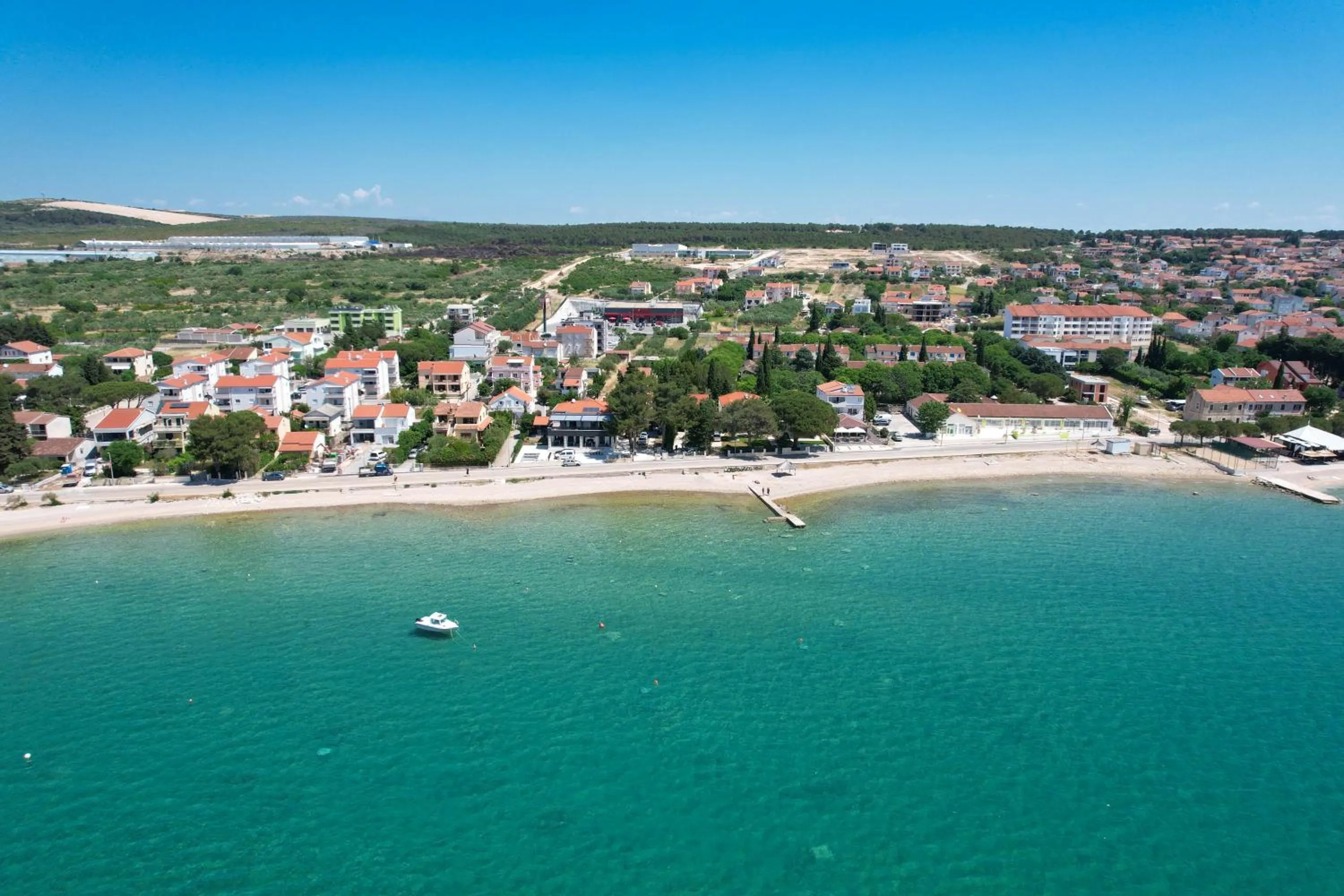 Bird's eye view in Apartments Maris