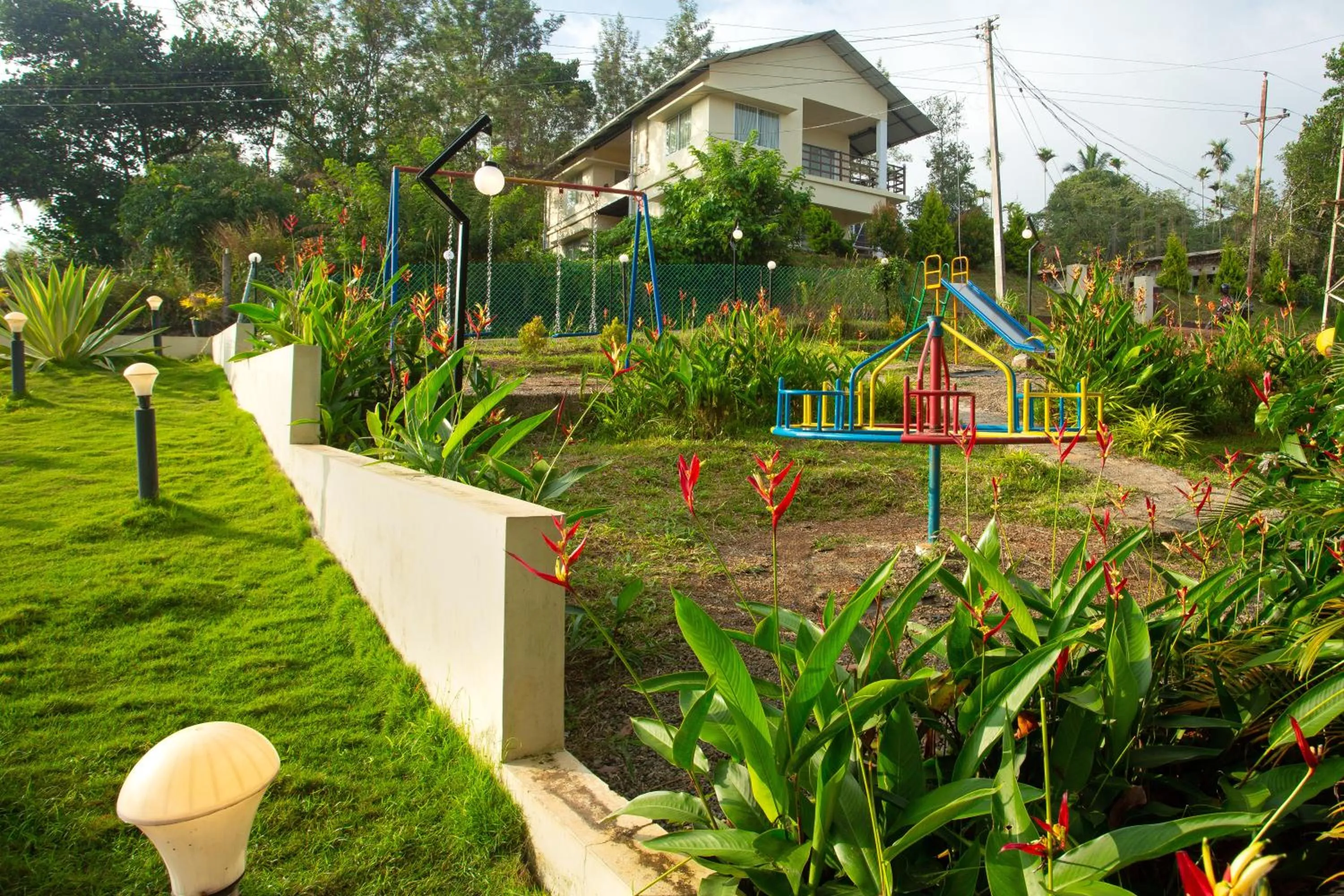 Children play ground in The Arbour Resort Munnar