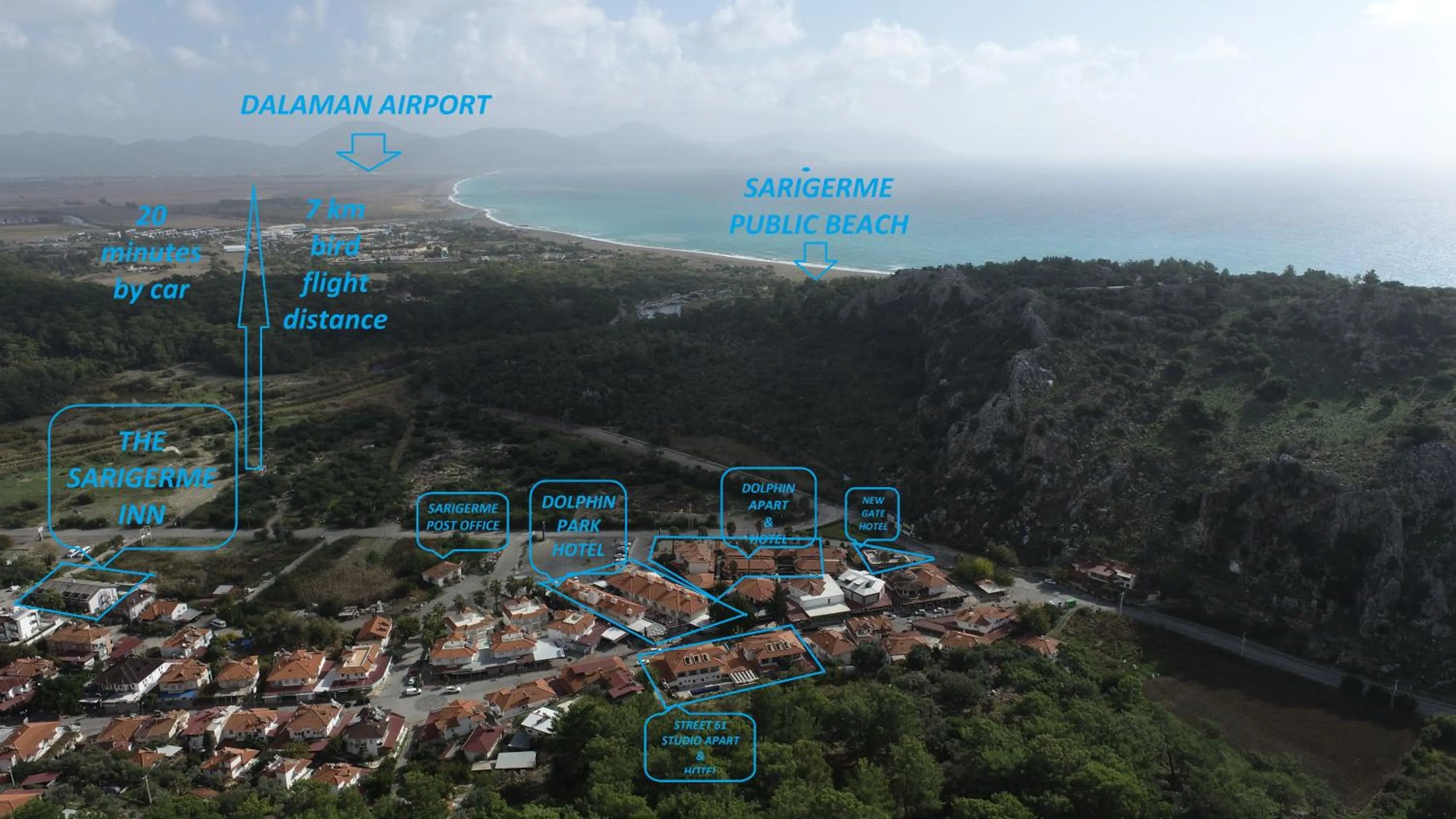 Bird's eye view in Dolphin Park Hotel