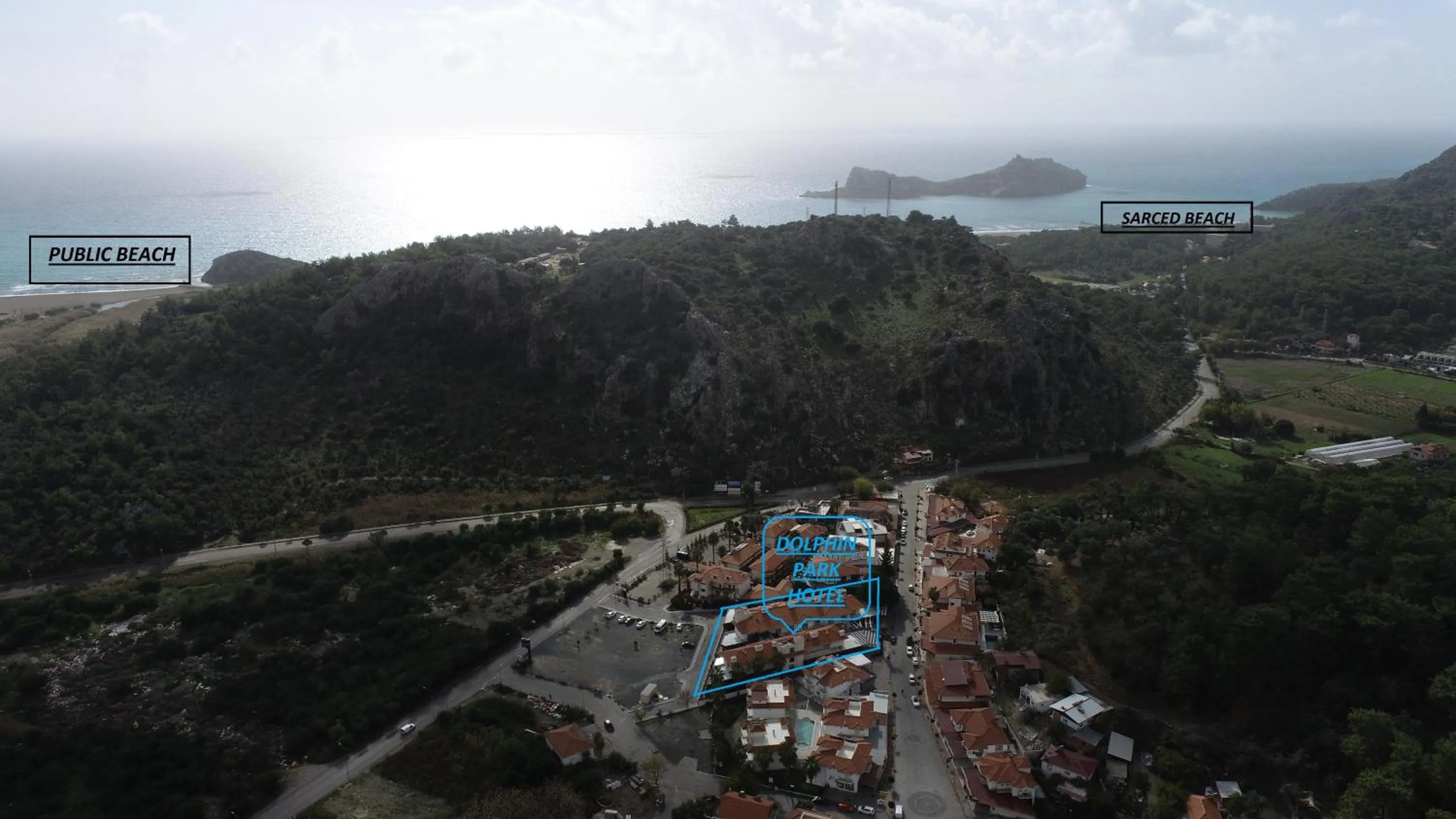 Bird's eye view in Dolphin Park Hotel