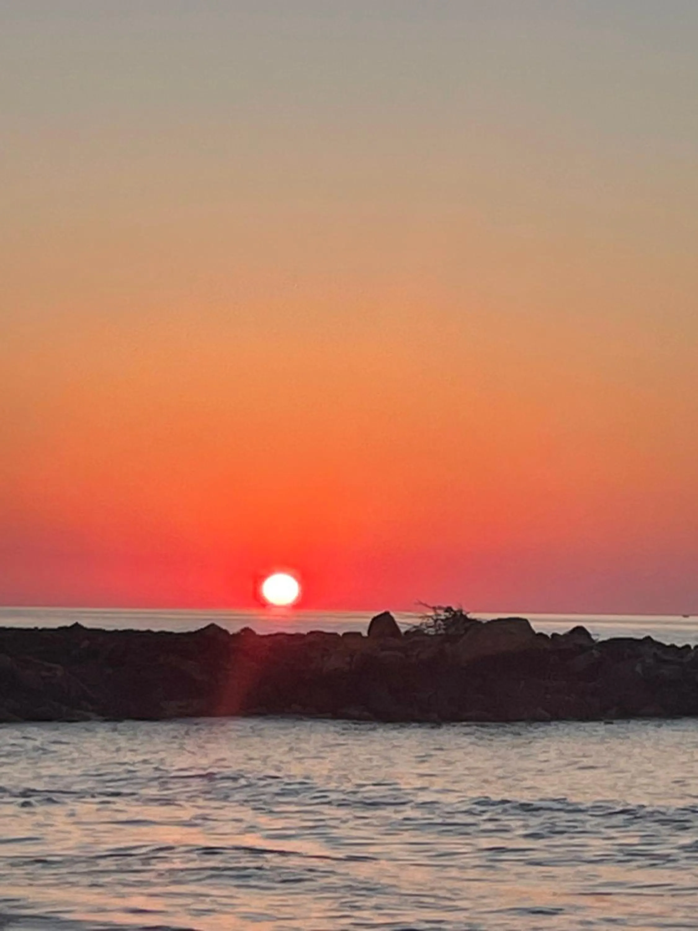 Sunset in Coralli Beach Hotel