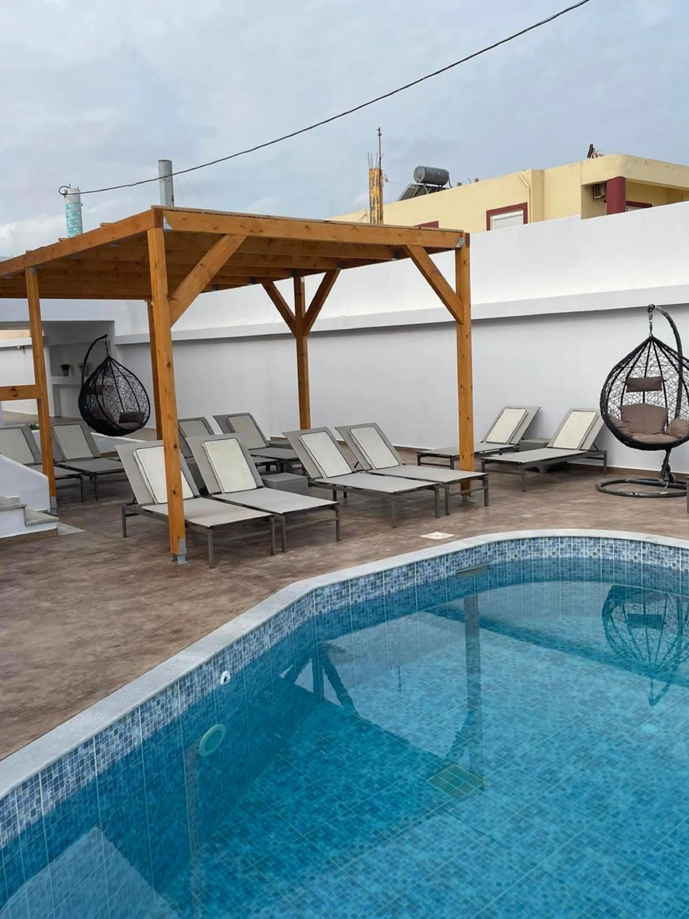 Swimming pool in Coralli Beach Hotel